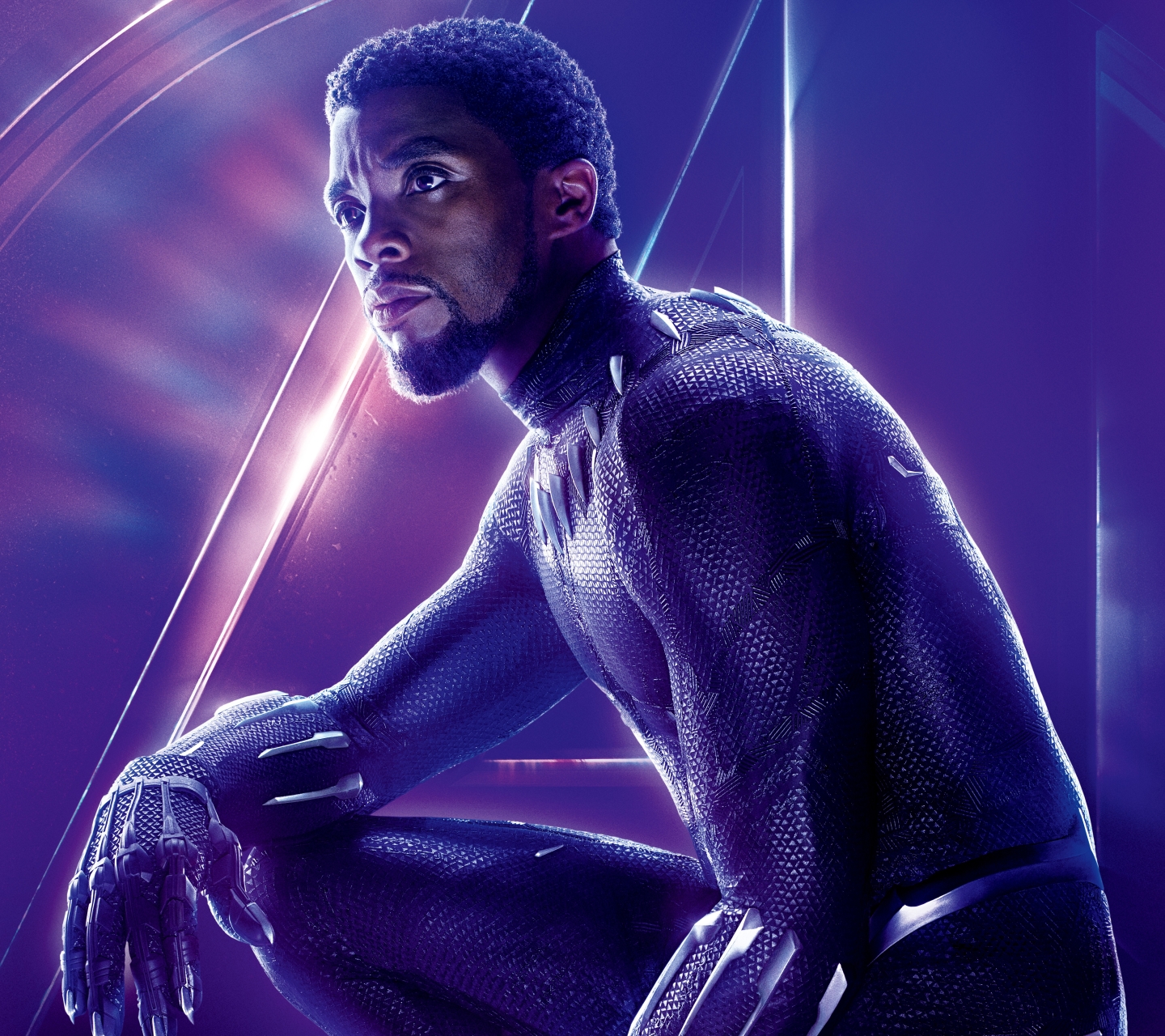 Laden Sie das Filme, Schwarzer Panther (Marvel Comics), Die Rächer, Chadwick Bosemann, Avengers: Infinity War-Bild kostenlos auf Ihren PC-Desktop herunter
