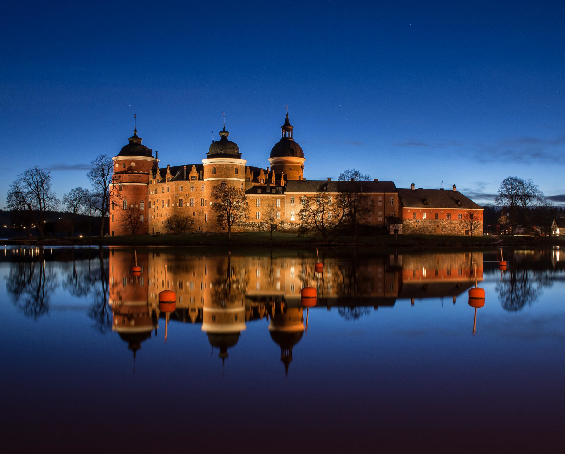 Laden Sie Schloss Gripsholm HD-Desktop-Hintergründe herunter