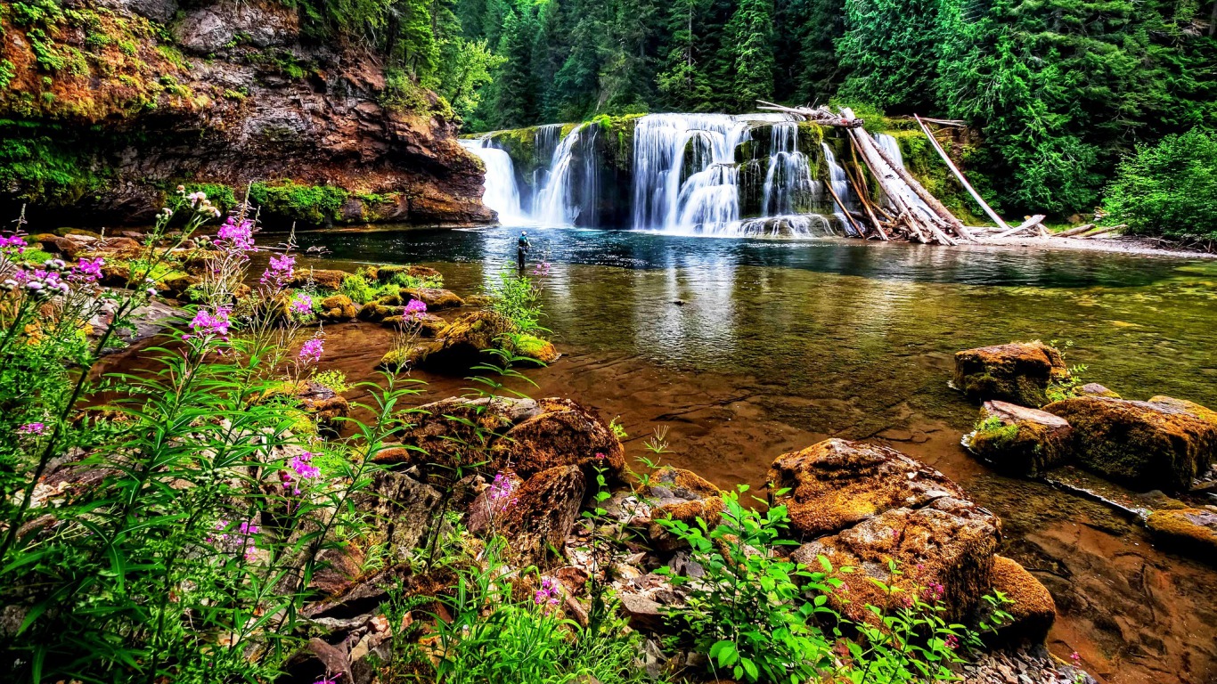 Free download wallpaper Waterfalls, Waterfall, Earth, Pond on your PC desktop