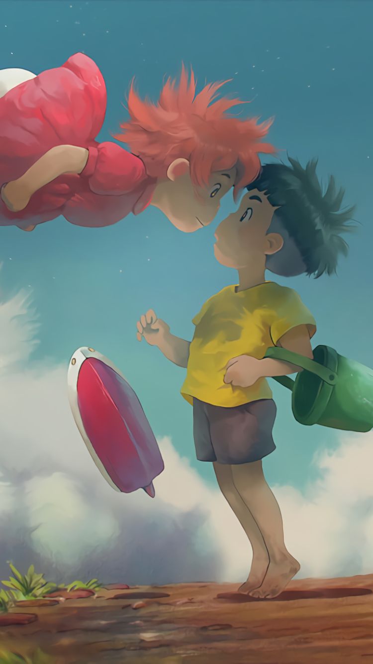 Handy-Wallpaper Animes, Ponyo Das Große Abenteuer Am Meer, Studio Ghibli, Sosuke (Pony) kostenlos herunterladen.