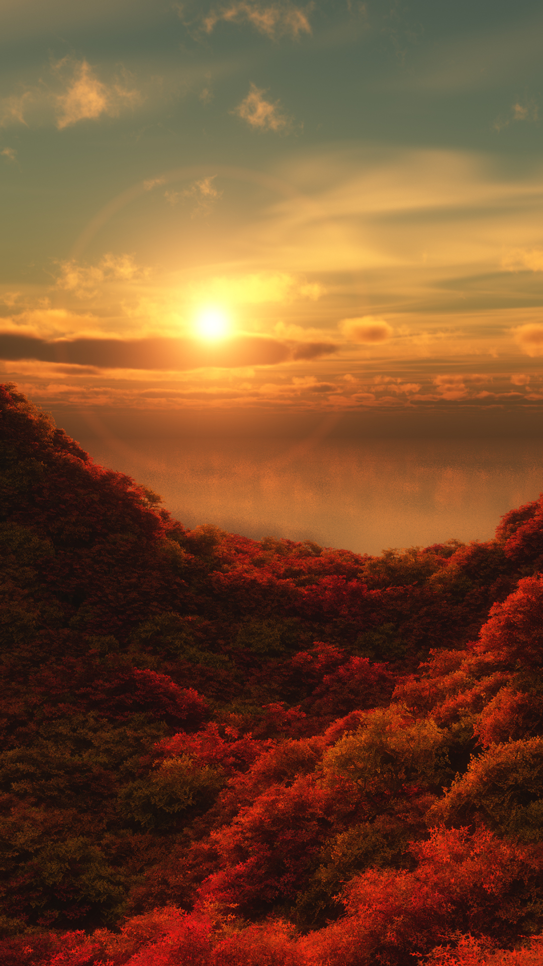 Download mobile wallpaper Sunset, Fall, Earth for free.