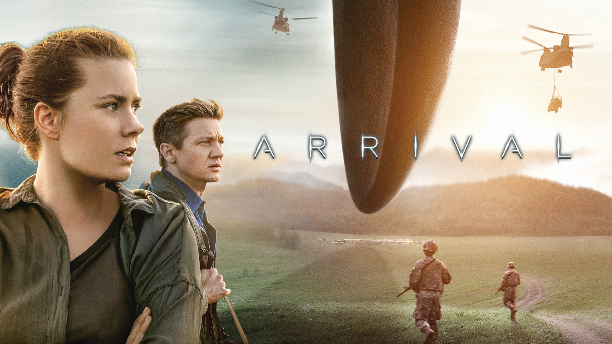 Free download wallpaper Movie, Amy Adams, Jeremy Renner, Arrival on your PC desktop