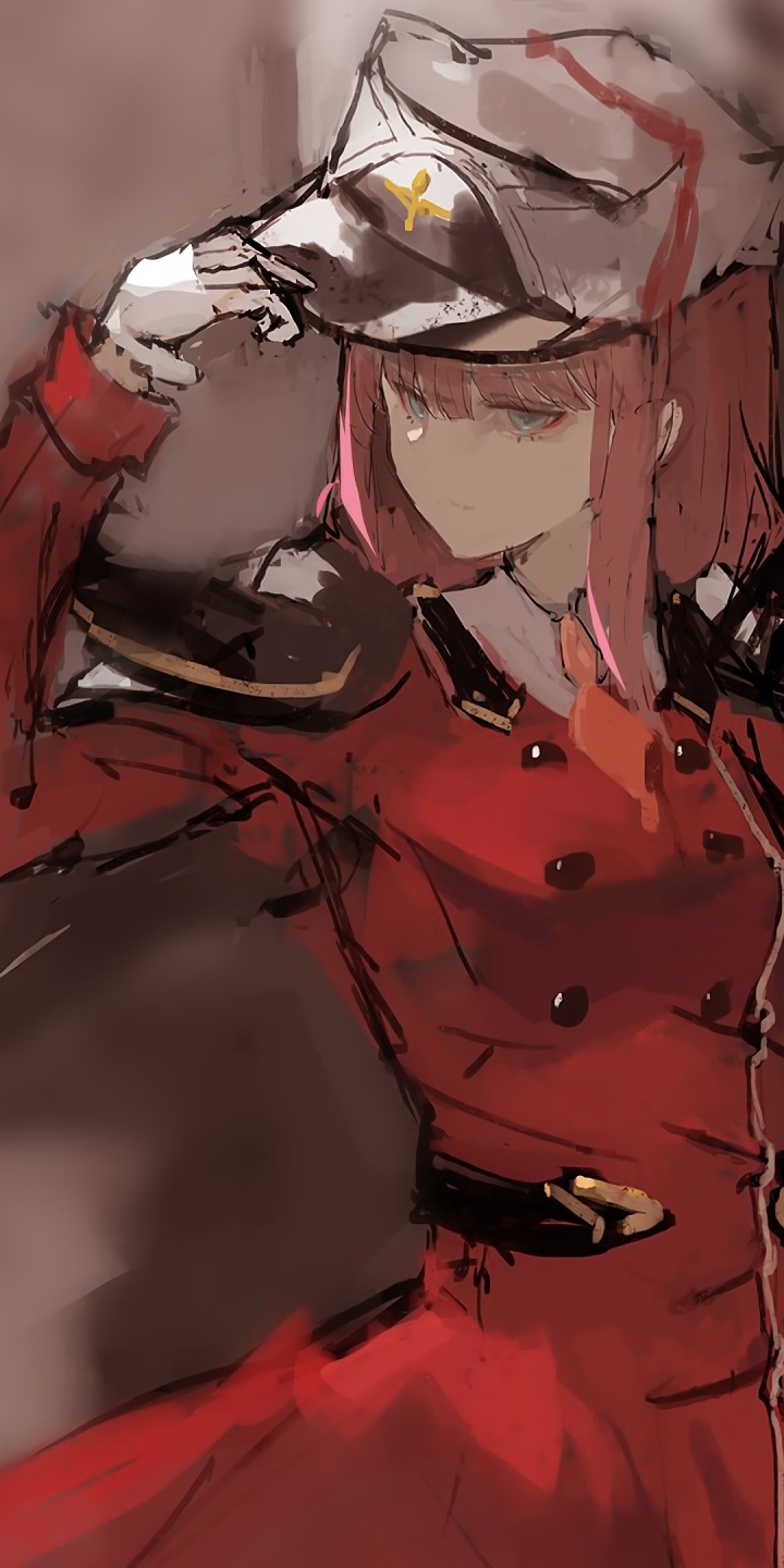 Handy-Wallpaper Animes, Darling In The Franxx, Zero Two (Liebling Im Franxx) kostenlos herunterladen.