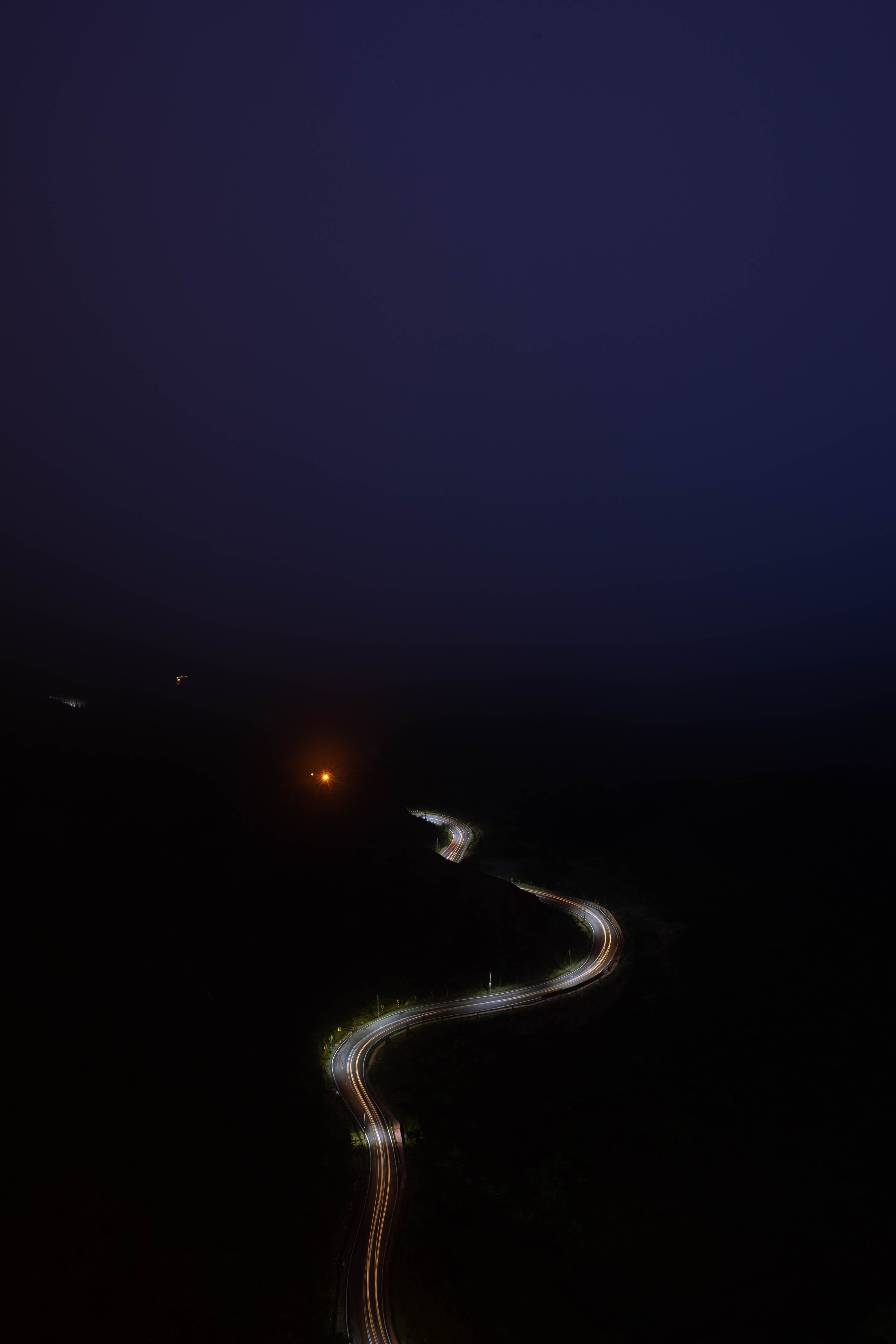 Free download wallpaper Road, Night, Glow, Dark on your PC desktop