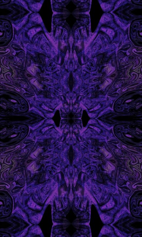 Download mobile wallpaper Abstract, Reflection, Fractal, Purple for free.