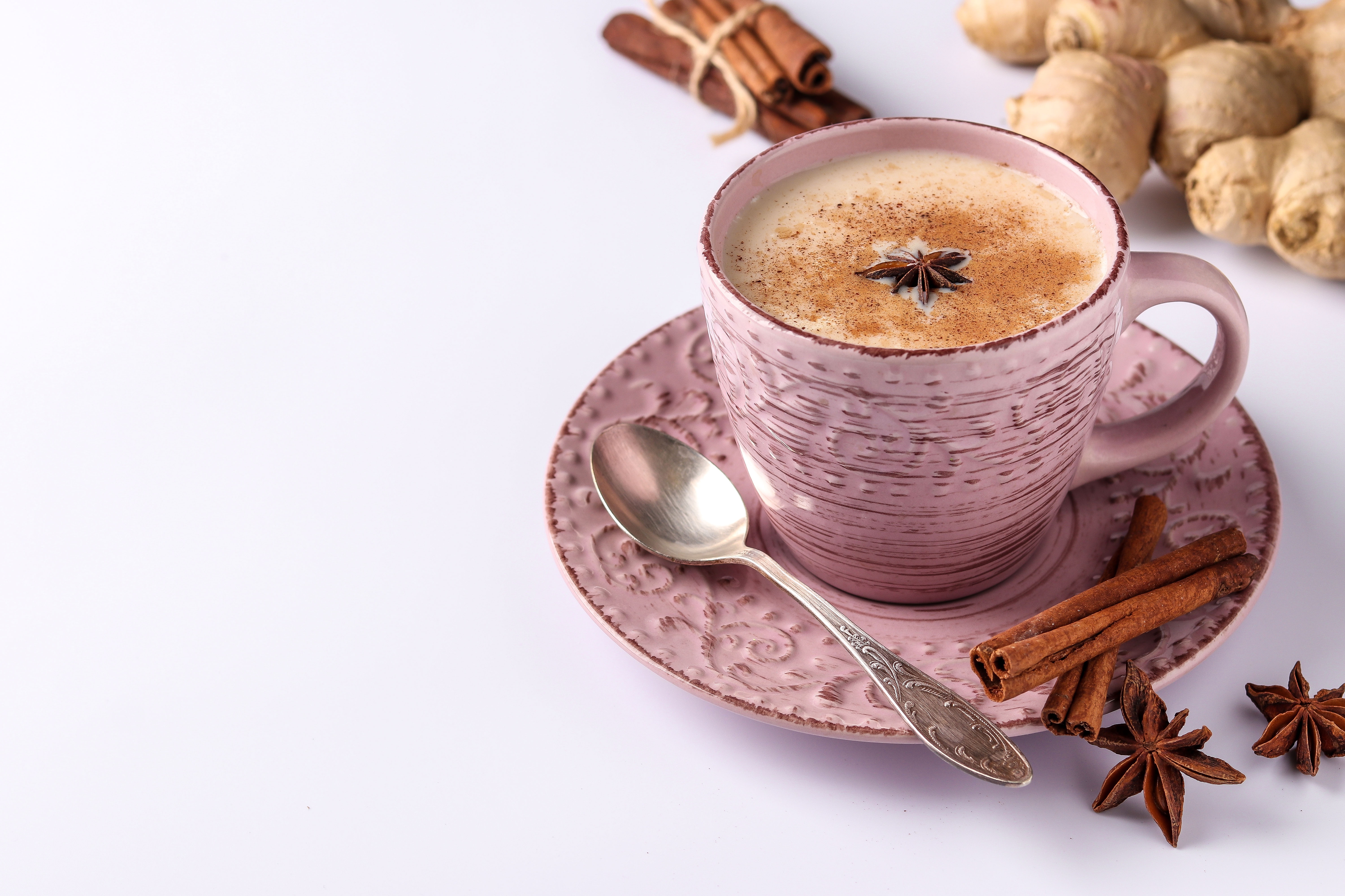 Download mobile wallpaper Food, Coffee, Cinnamon, Cup, Drink, Star Anise for free.
