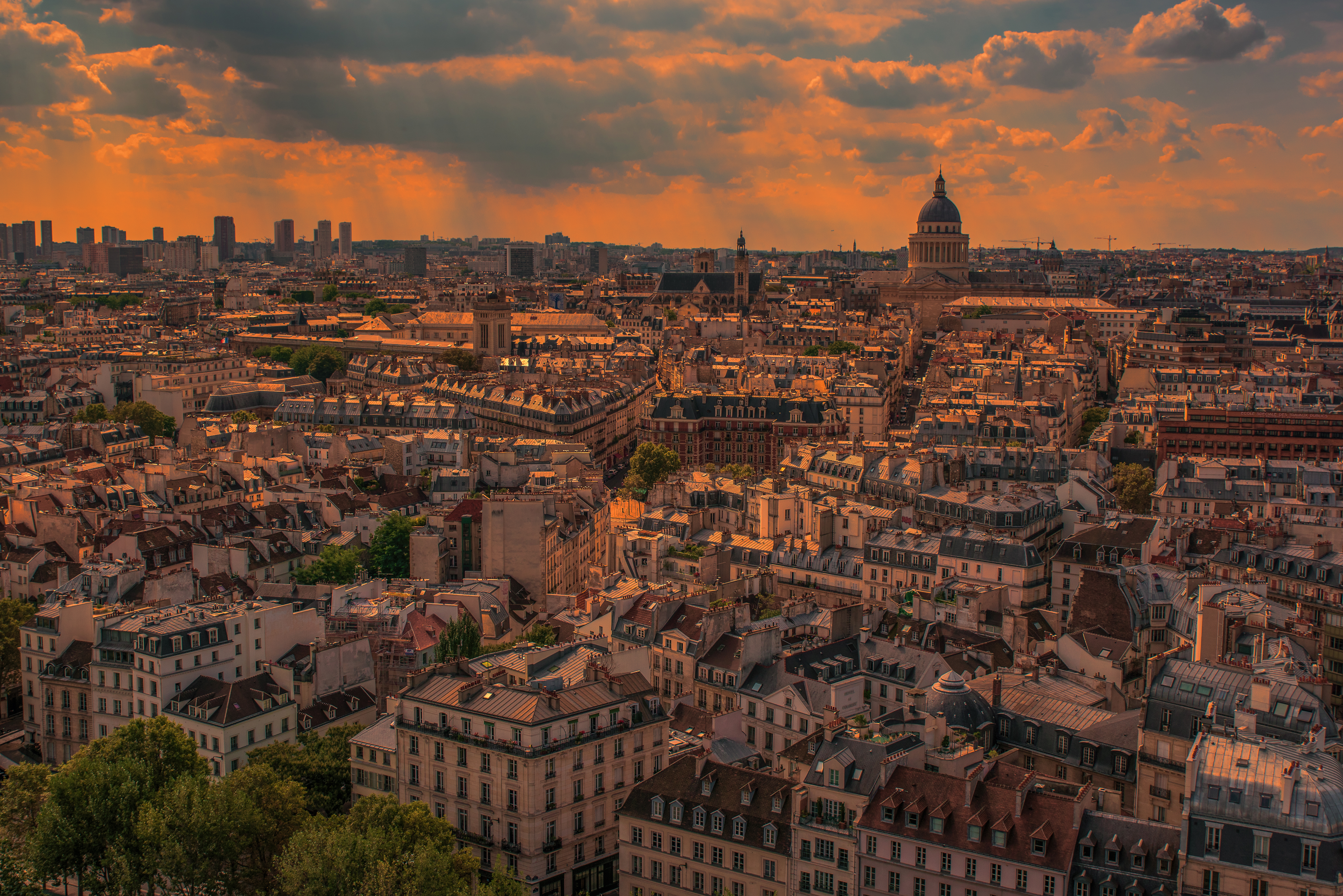 Free download wallpaper Cities, Paris, City, Building, France, Cityscape, Cloud, Man Made on your PC desktop
