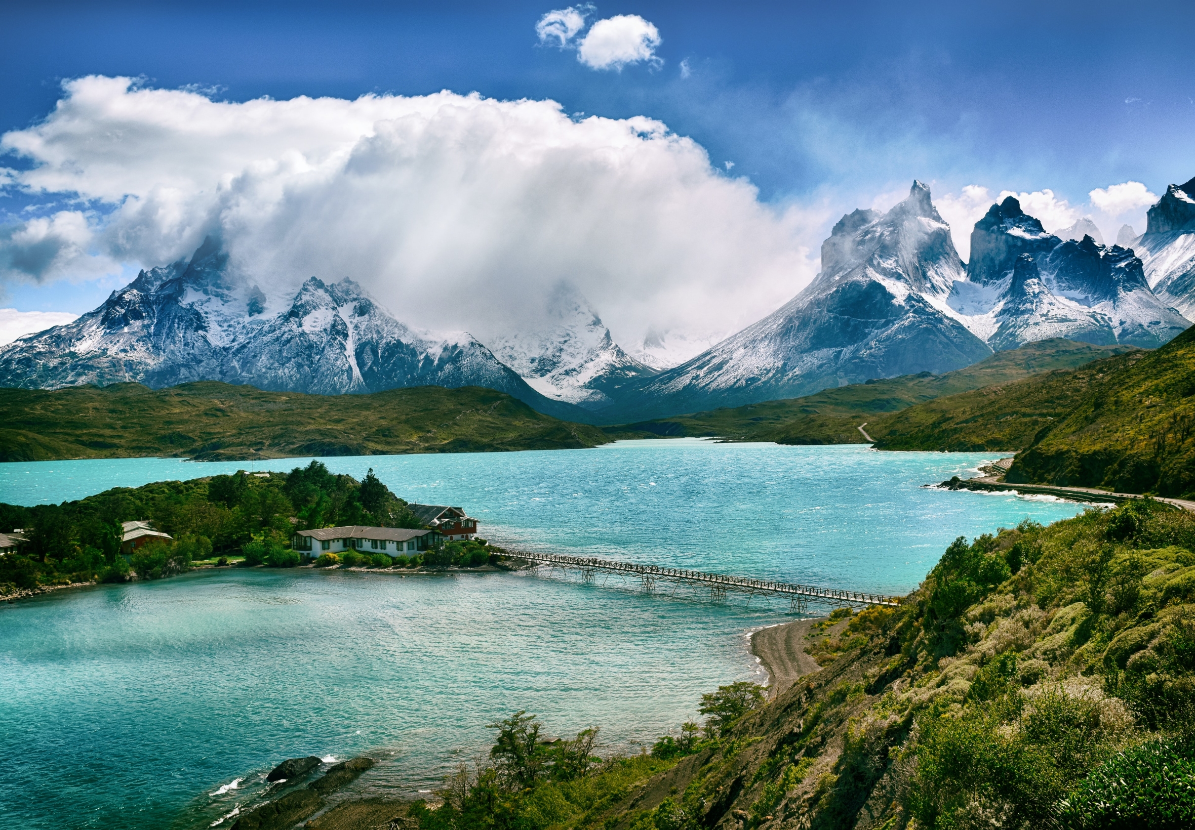 Download mobile wallpaper Mountains, Earth, Torres Del Paine for free.