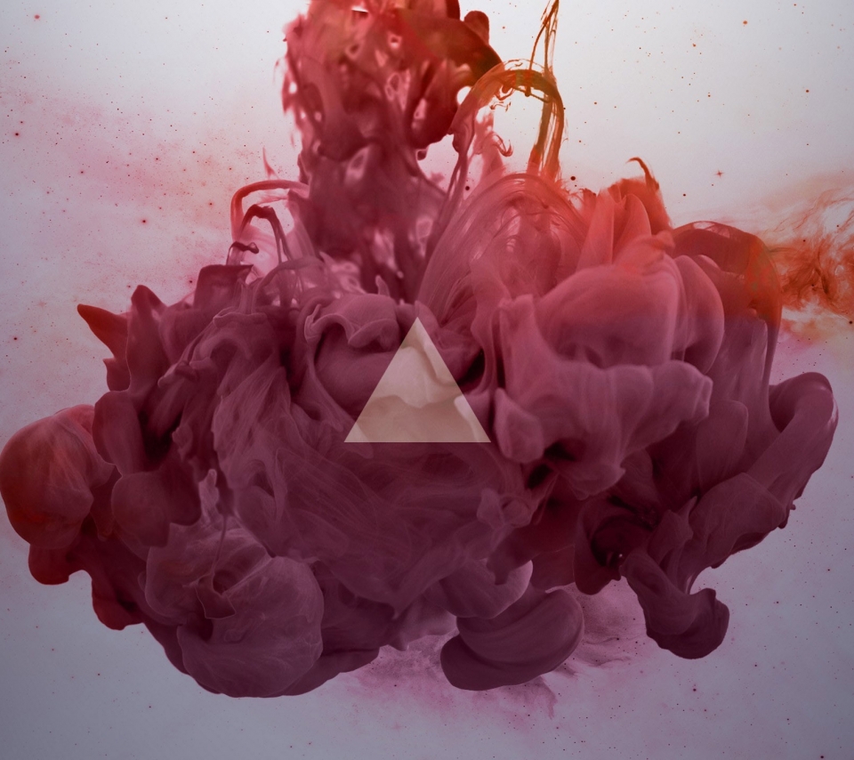 Free download wallpaper Smoke, Ink, Artistic, Triangle on your PC desktop