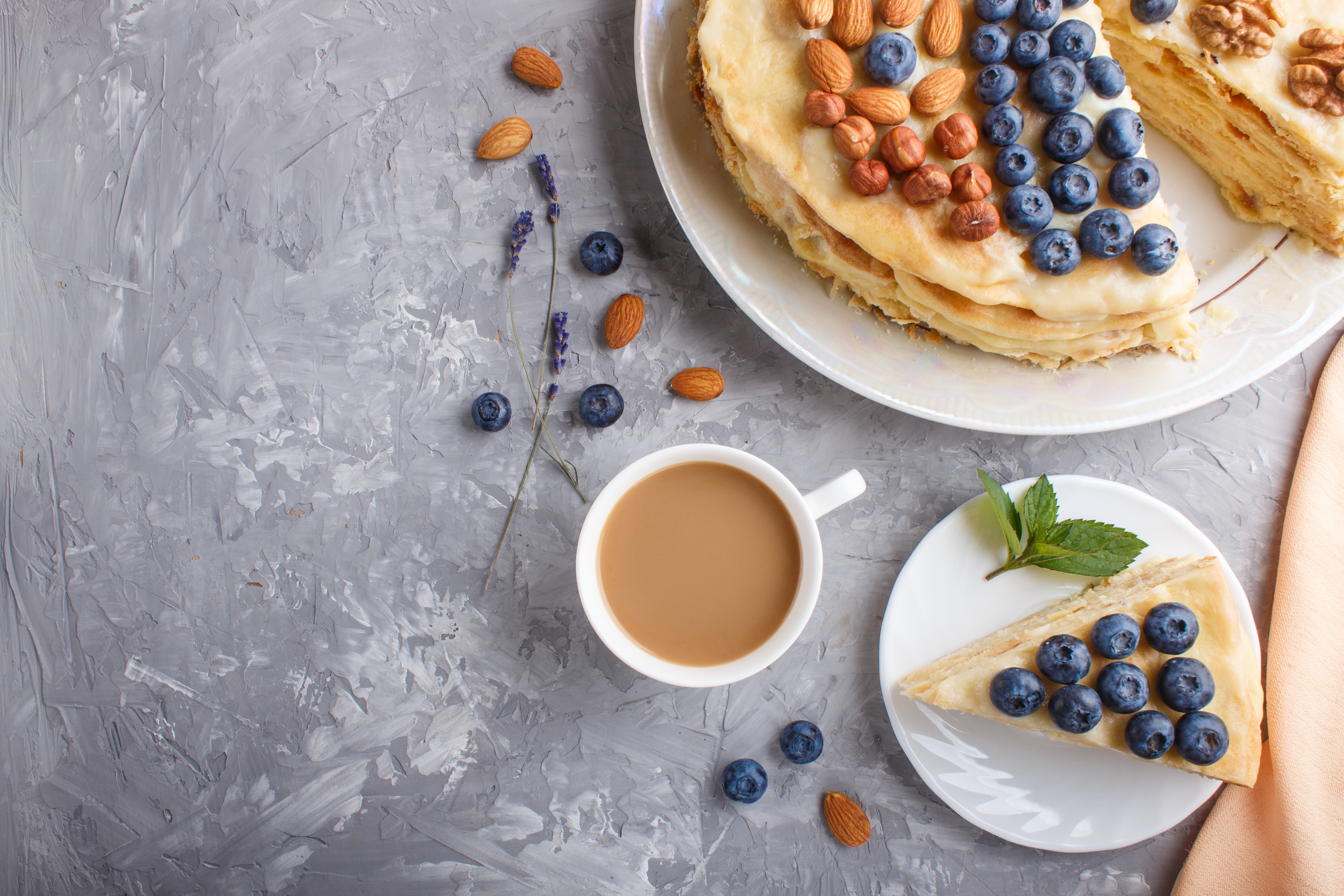 Free download wallpaper Food, Dessert, Coffee, Cup, Cake, Berry, Pastry on your PC desktop