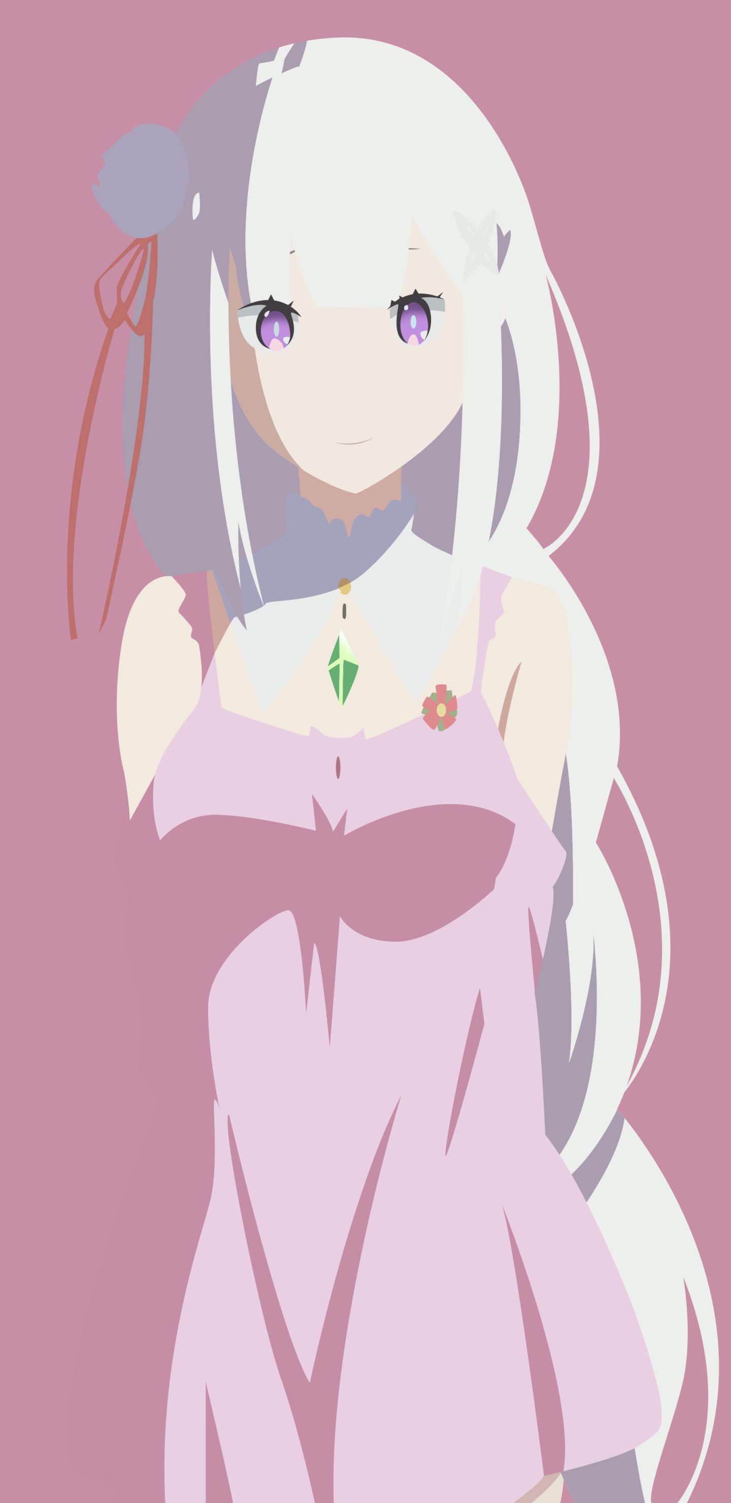 Descarga gratuita de fondo de pantalla para móvil de Animado, Emilia (Re:zero), Re:zero Comenzando La Vida En Otro Mundo.