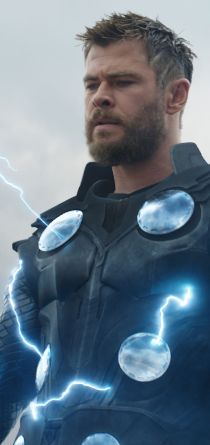 Download mobile wallpaper Beard, Movie, Thor, The Avengers, Chris Hemsworth, Avengers Endgame for free.