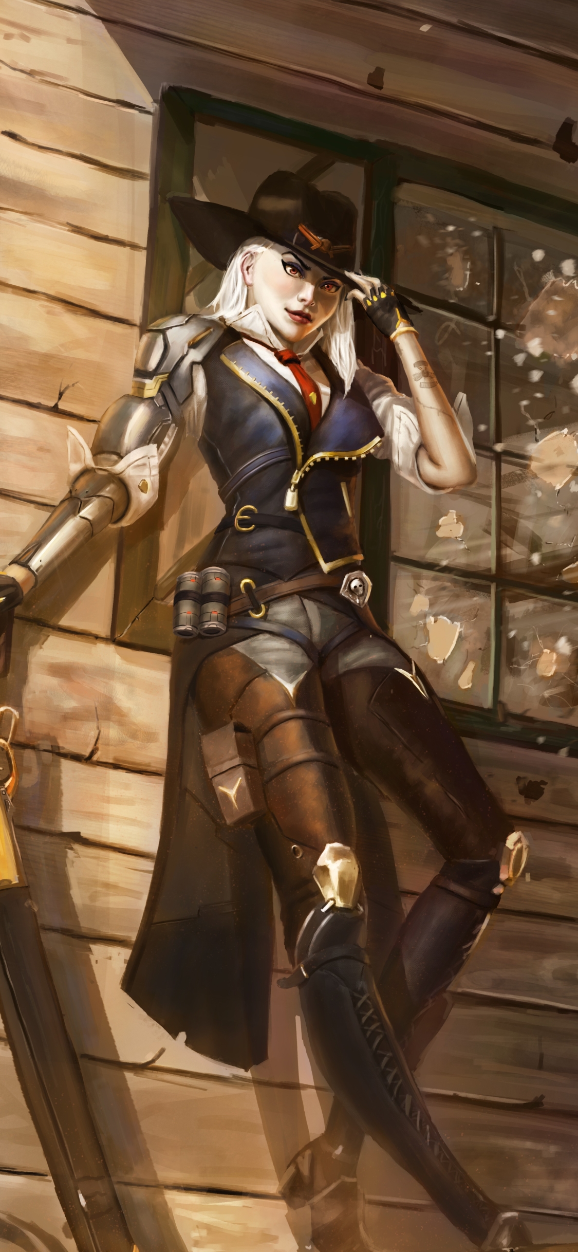 Download mobile wallpaper Overwatch, Video Game, Ashe (Overwatch) for free.