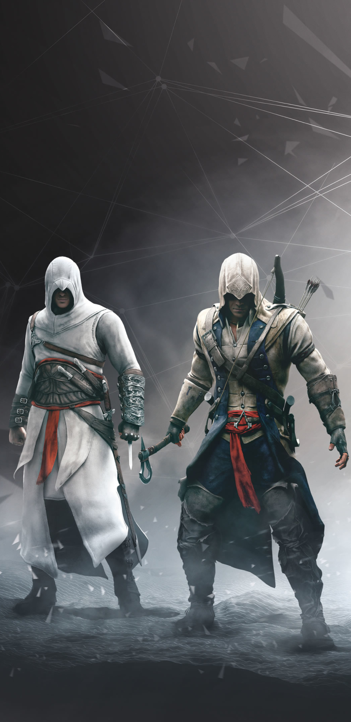 Handy-Wallpaper Computerspiele, Altair (Assassin's Creed), Assassin's Creed, Connor (Assassin's Creed) kostenlos herunterladen.
