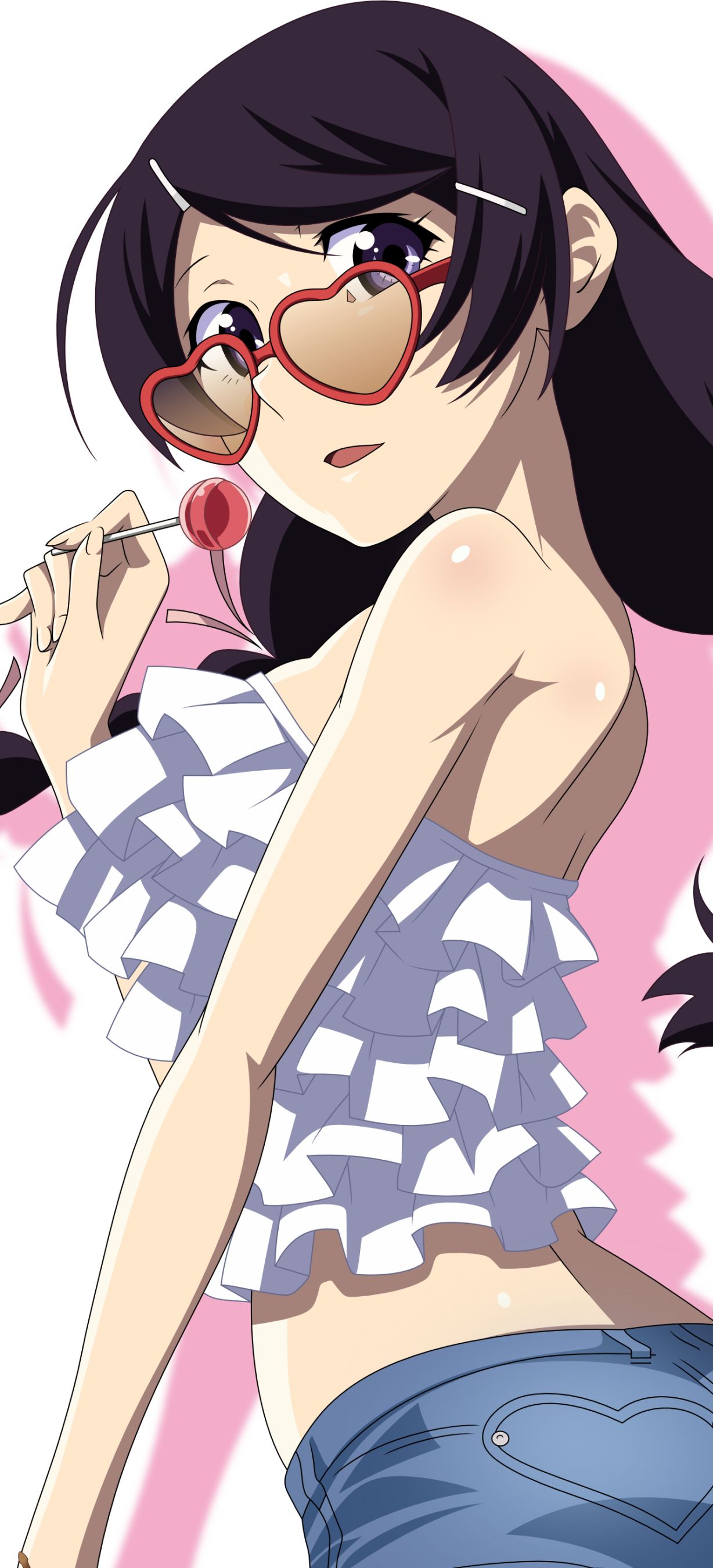 Download mobile wallpaper Anime, Monogatari (Series), Tsubasa Hanekawa for free.