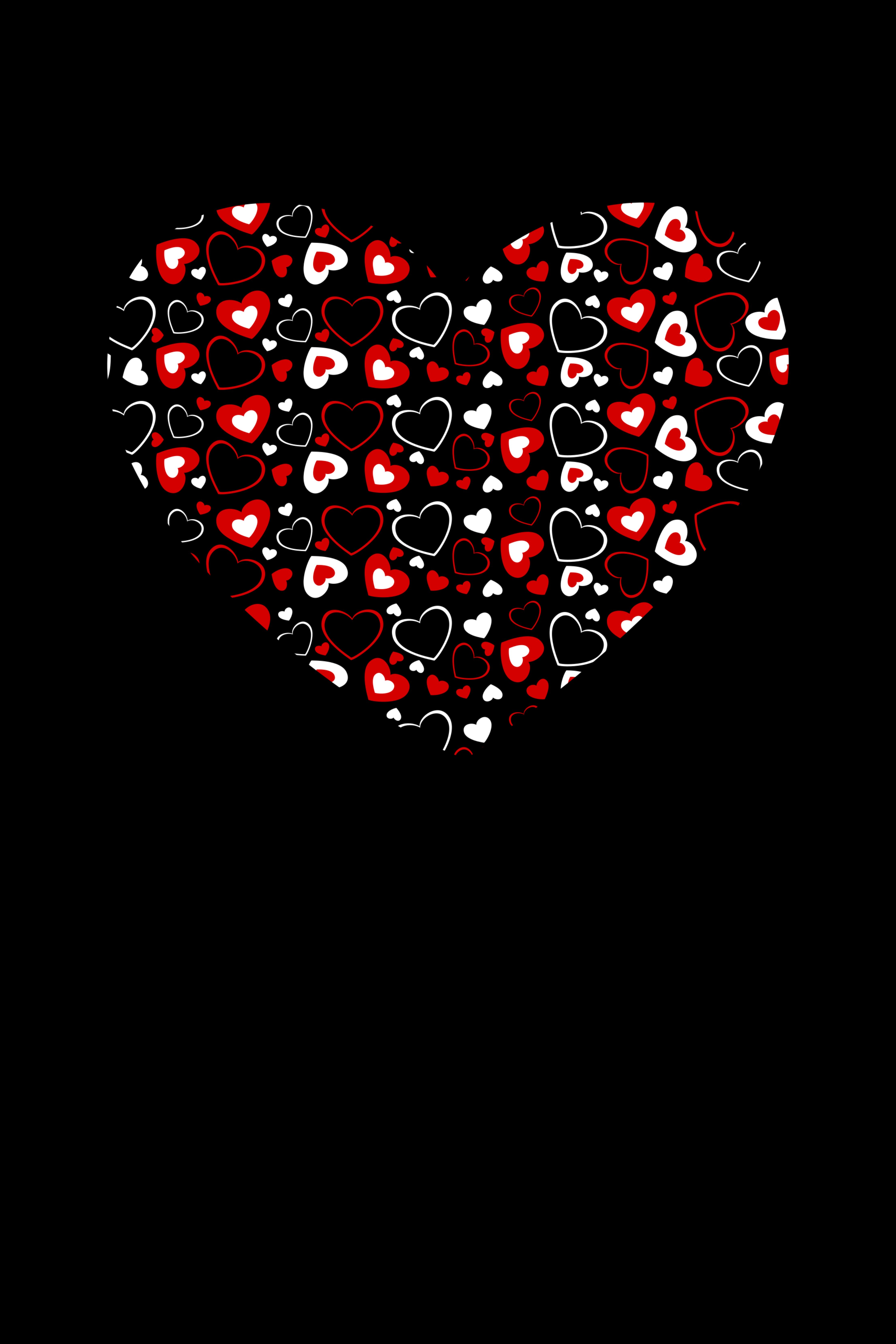 Free download wallpaper Art, Heart, Dark, Hearts, Love on your PC desktop