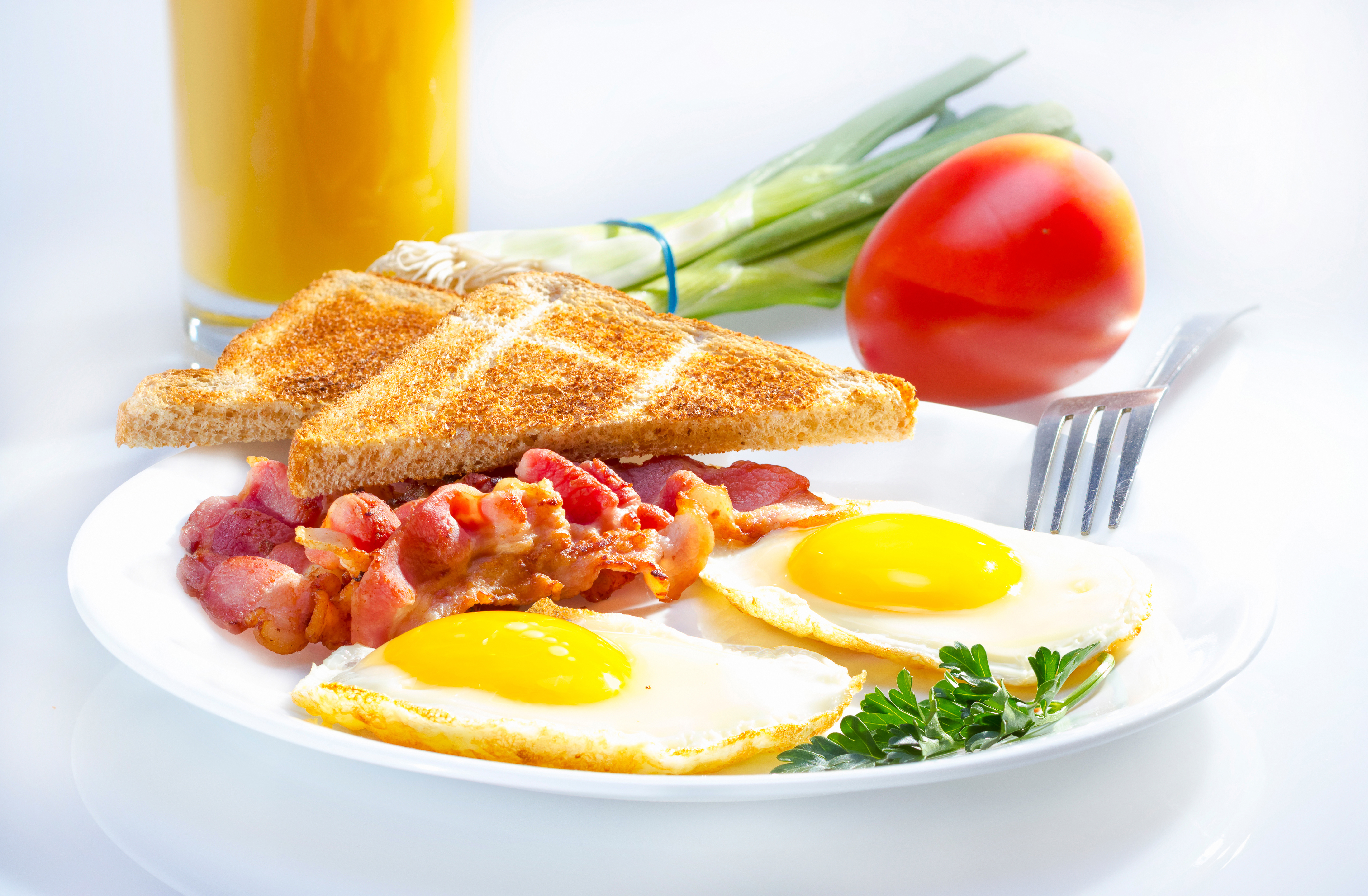 Завантажити шпалери безкоштовно Яйце, Хліб, Сніданок, Харчування, Бекон картинка на робочий стіл ПК