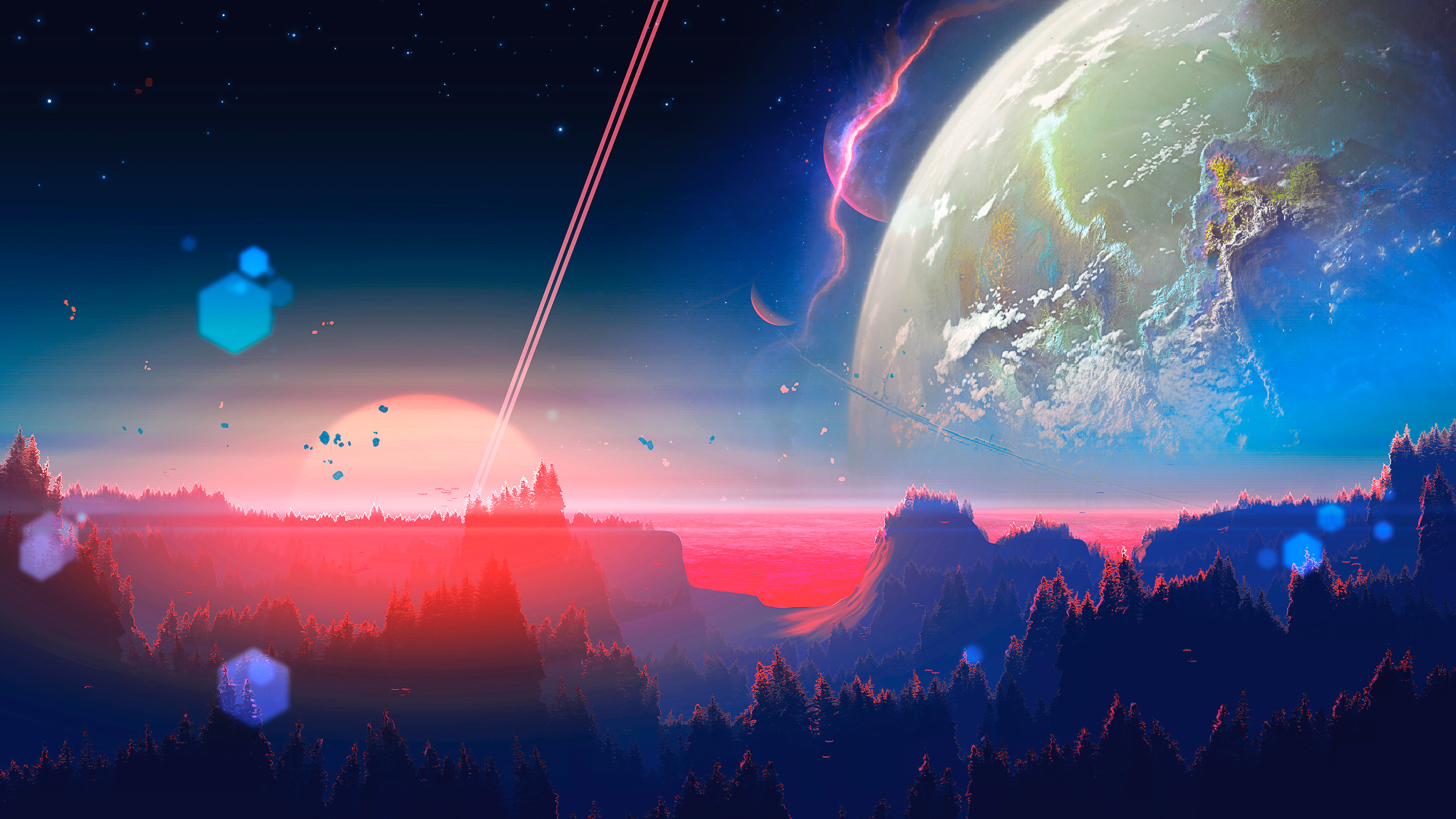 Free download wallpaper Landscape, Sci Fi on your PC desktop