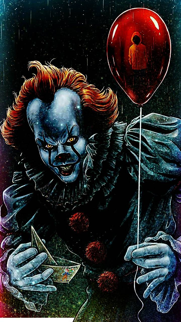 Download mobile wallpaper Dark, Clown, Movie, Pennywise (It), It (2017) for free.