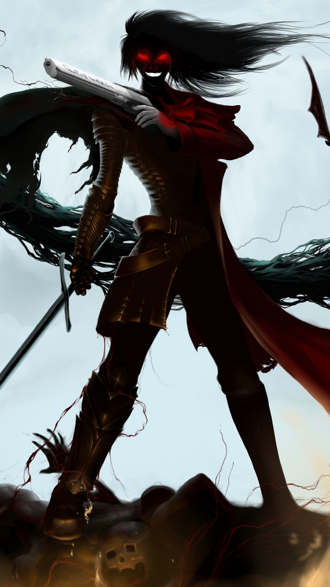 Handy-Wallpaper Animes, Hellsing kostenlos herunterladen.