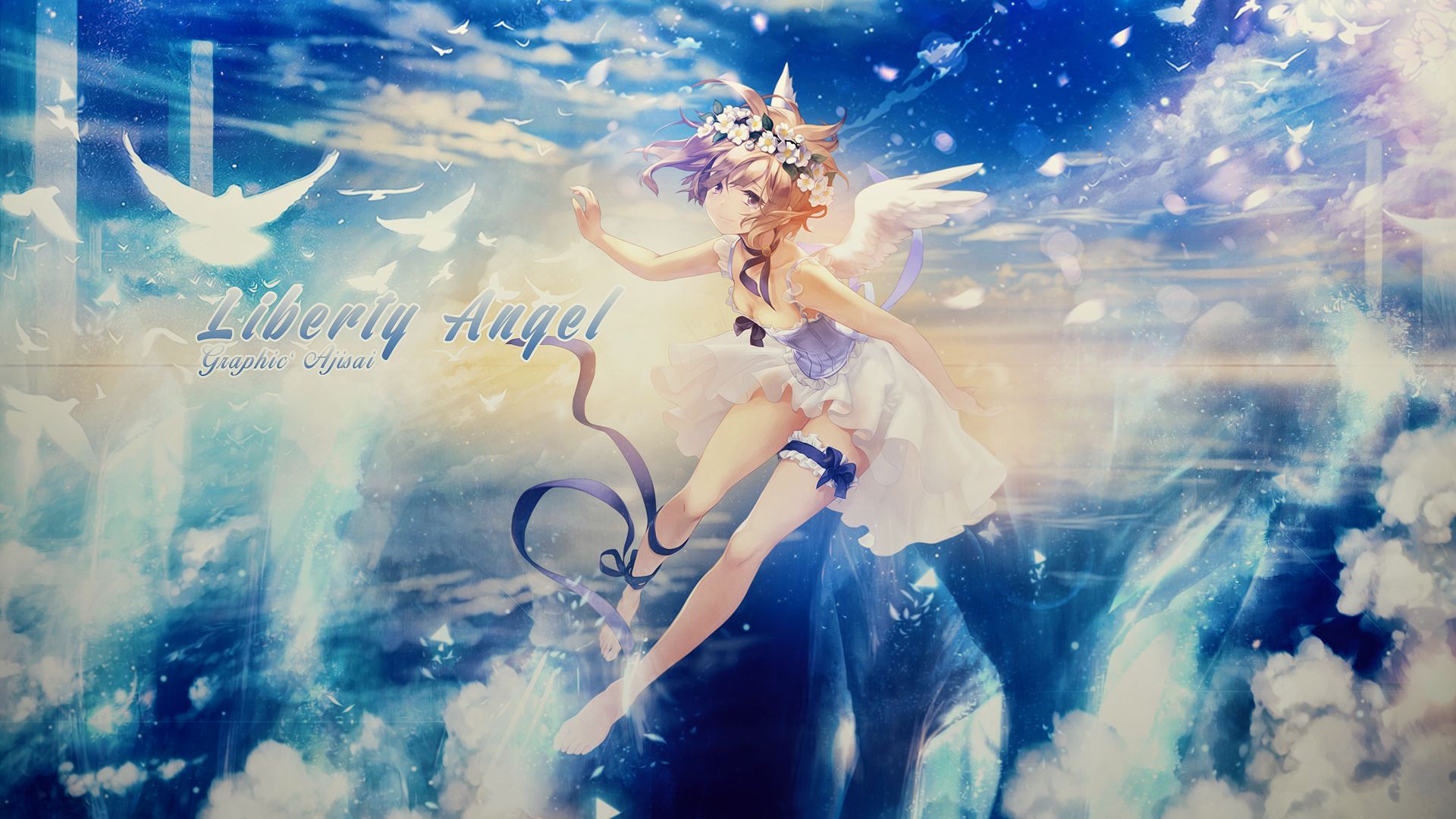 Free download wallpaper Anime, Angel on your PC desktop