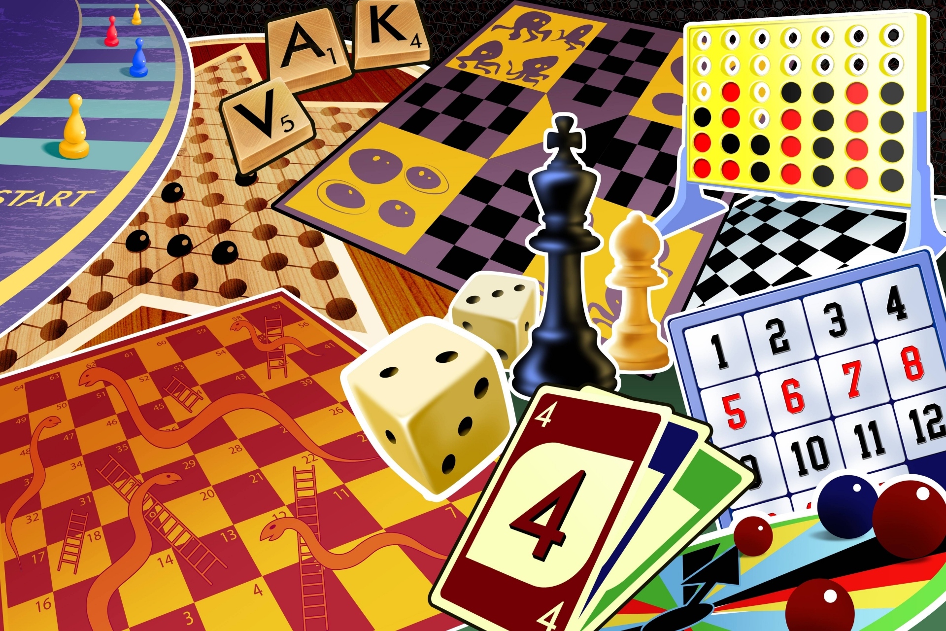 Download mobile wallpaper Chess, Game, Dice, Other for free.