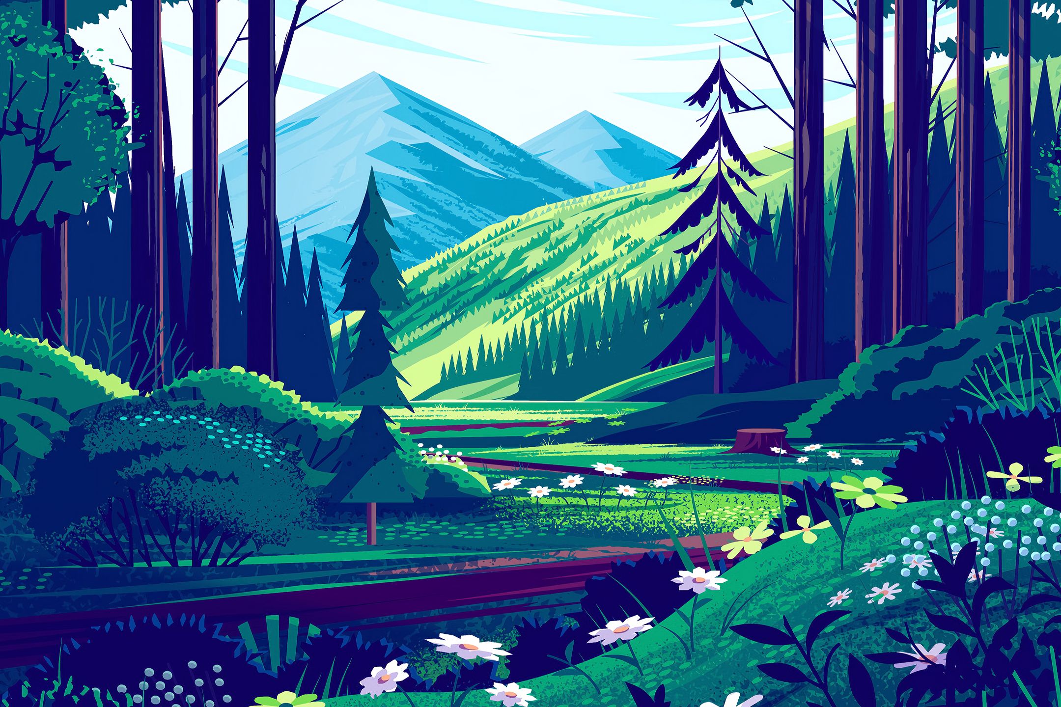 Baixe gratuitamente a imagem Floresta, Artistico na área de trabalho do seu PC