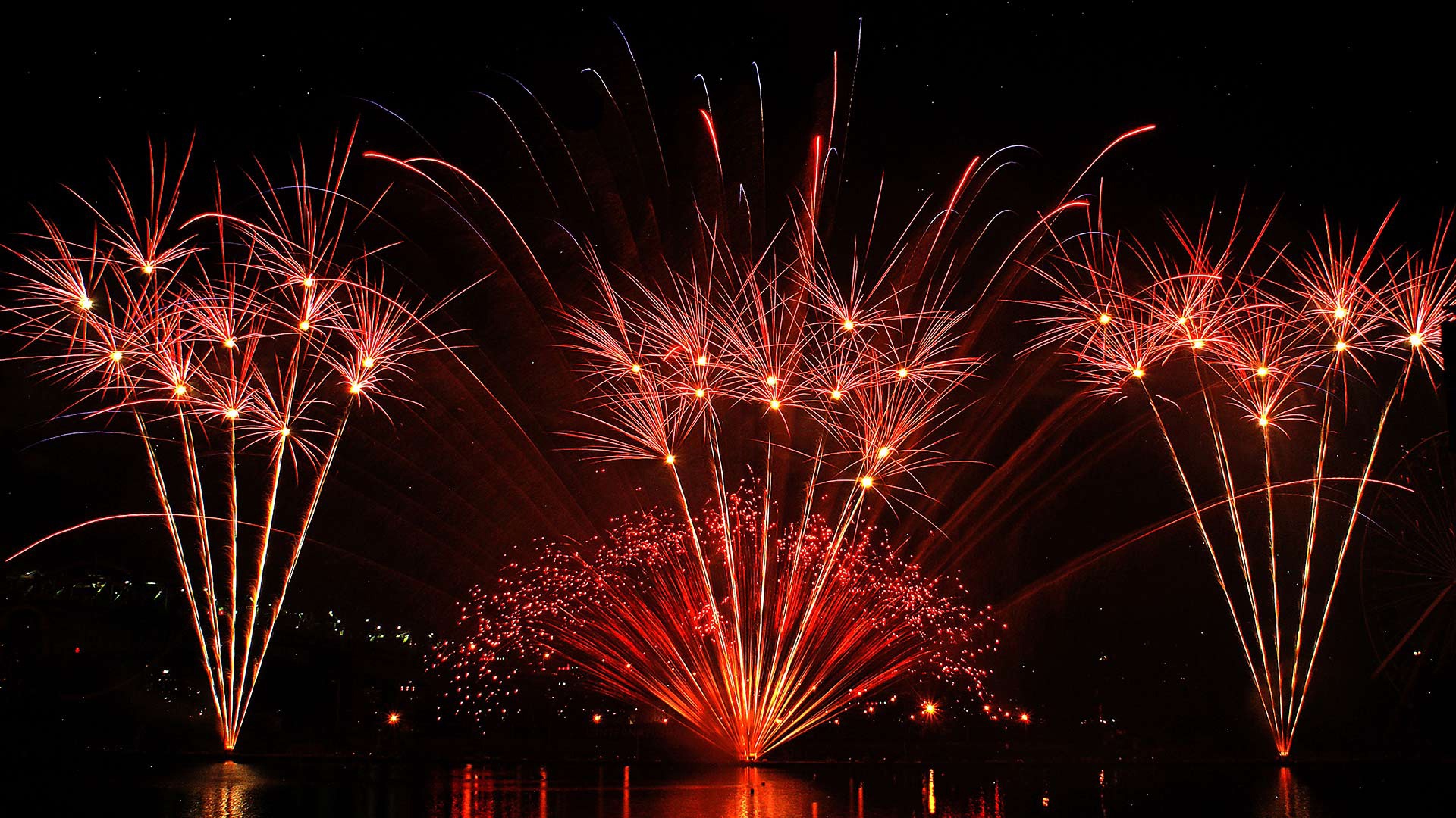 Handy-Wallpaper Feuerwerk, Fotografie, Nacht kostenlos herunterladen.