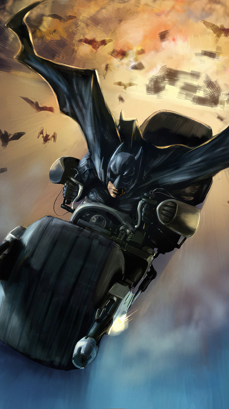 Скачати мобільні шпалери Бетмен, Комікси, Комікси Dc, Batpod безкоштовно.