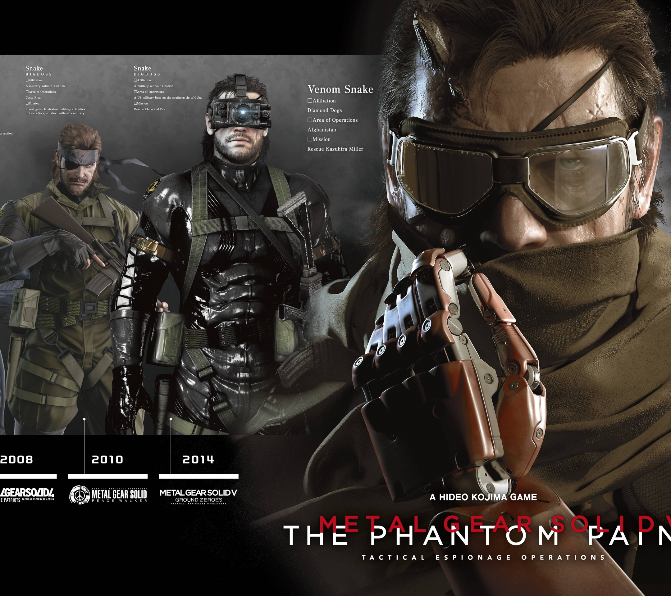 Download mobile wallpaper Video Game, Metal Gear Solid, Metal Gear Solid V: The Phantom Pain for free.