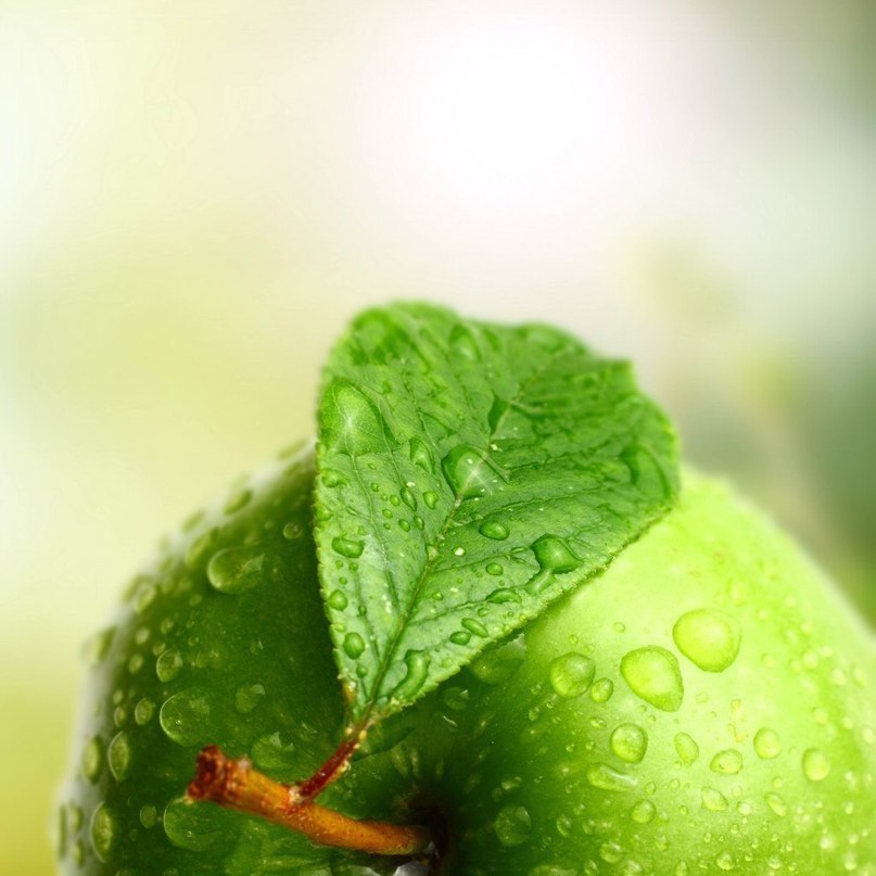 Download mobile wallpaper Drops, Food, Apples, Fruits for free.