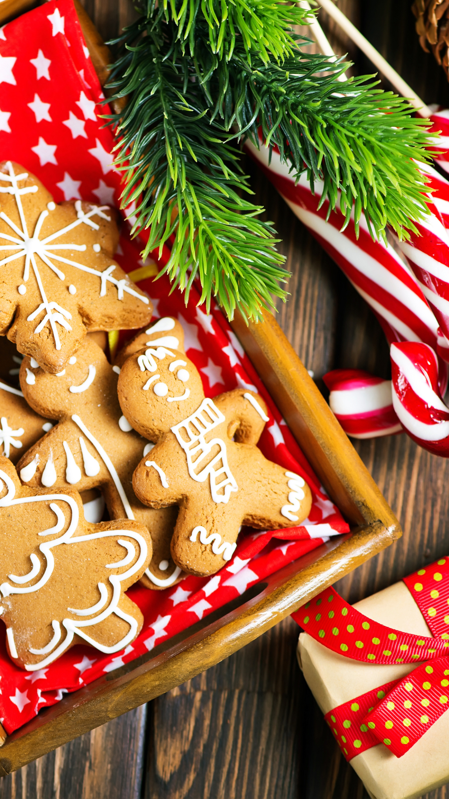 Download mobile wallpaper Christmas, Holiday, Cookie for free.