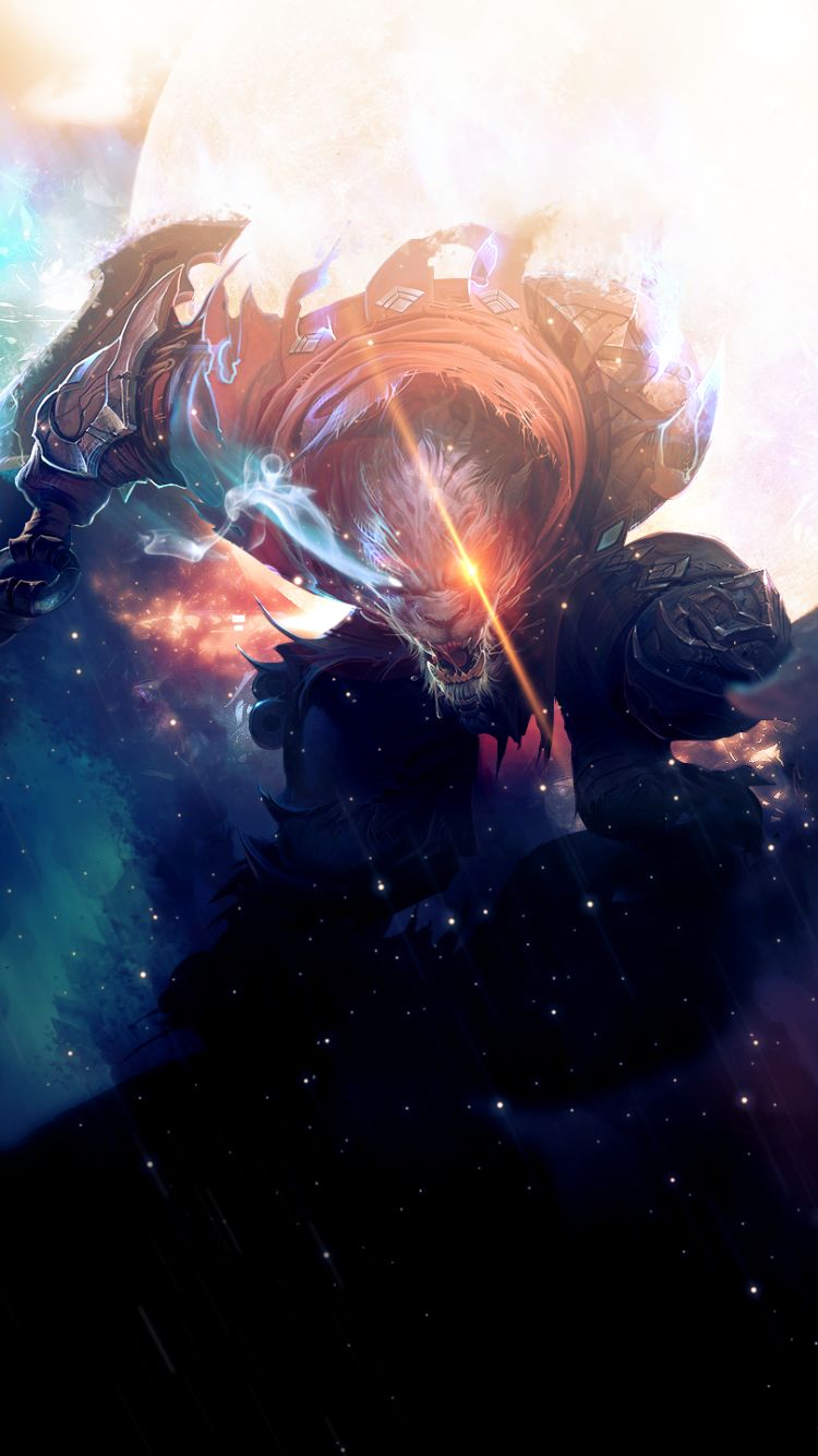 Download mobile wallpaper League Of Legends, Space, Video Game, Rengar (League Of Legends) for free.