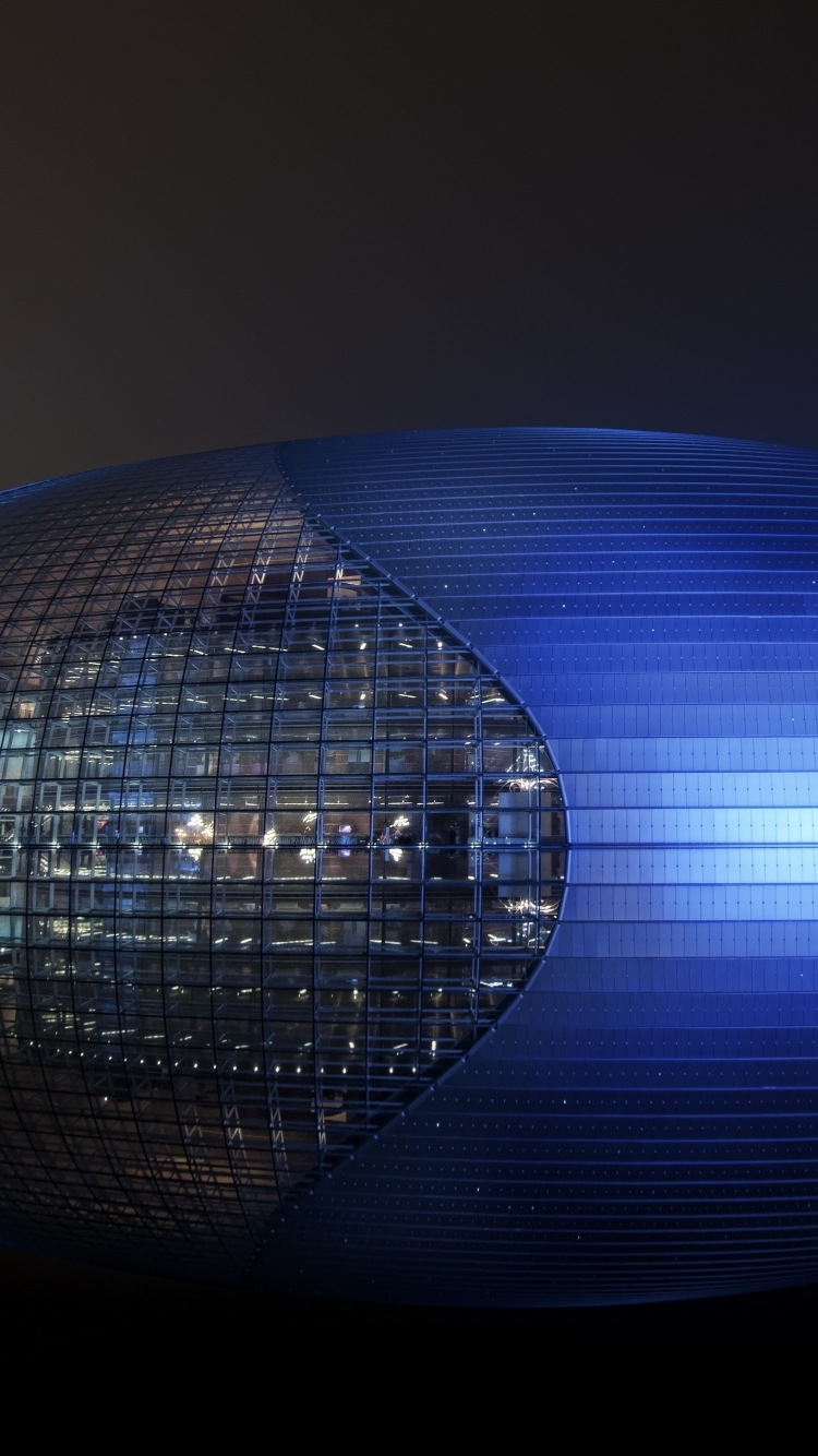 Download mobile wallpaper China, Beijing, Theatre, Man Made, Beijing National Grand Theatre for free.