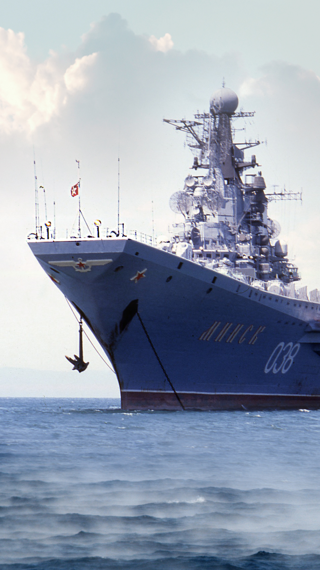 1121074 Hintergrundbild herunterladen militär, russische marine, kriegsschiff, flugzeugträger, sowjetischer flugzeugträger minsk, kriegsschiffe - Bildschirmschoner und Bilder kostenlos