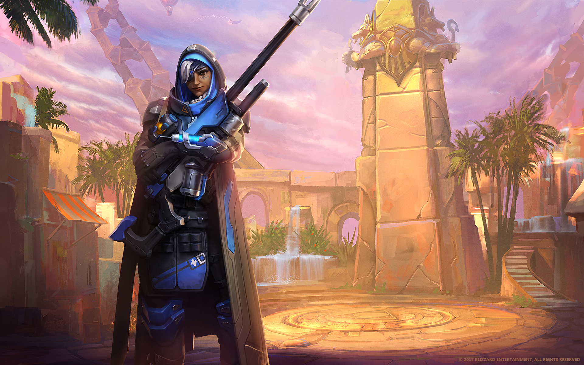 Download mobile wallpaper Overwatch, Video Game, Ana (Overwatch) for free.