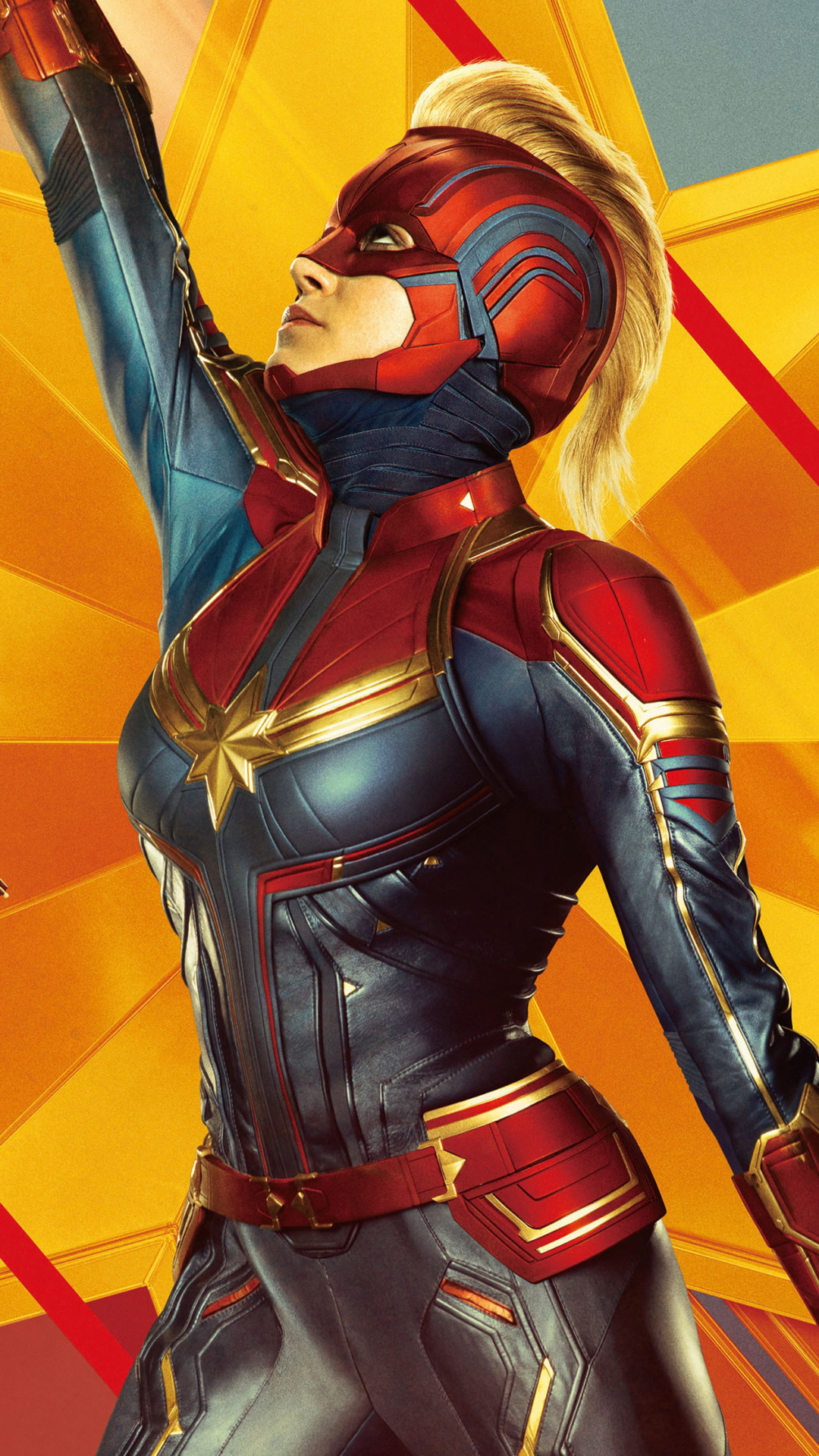 Handy-Wallpaper Filme, Captain Marvel, Brie Larson kostenlos herunterladen.