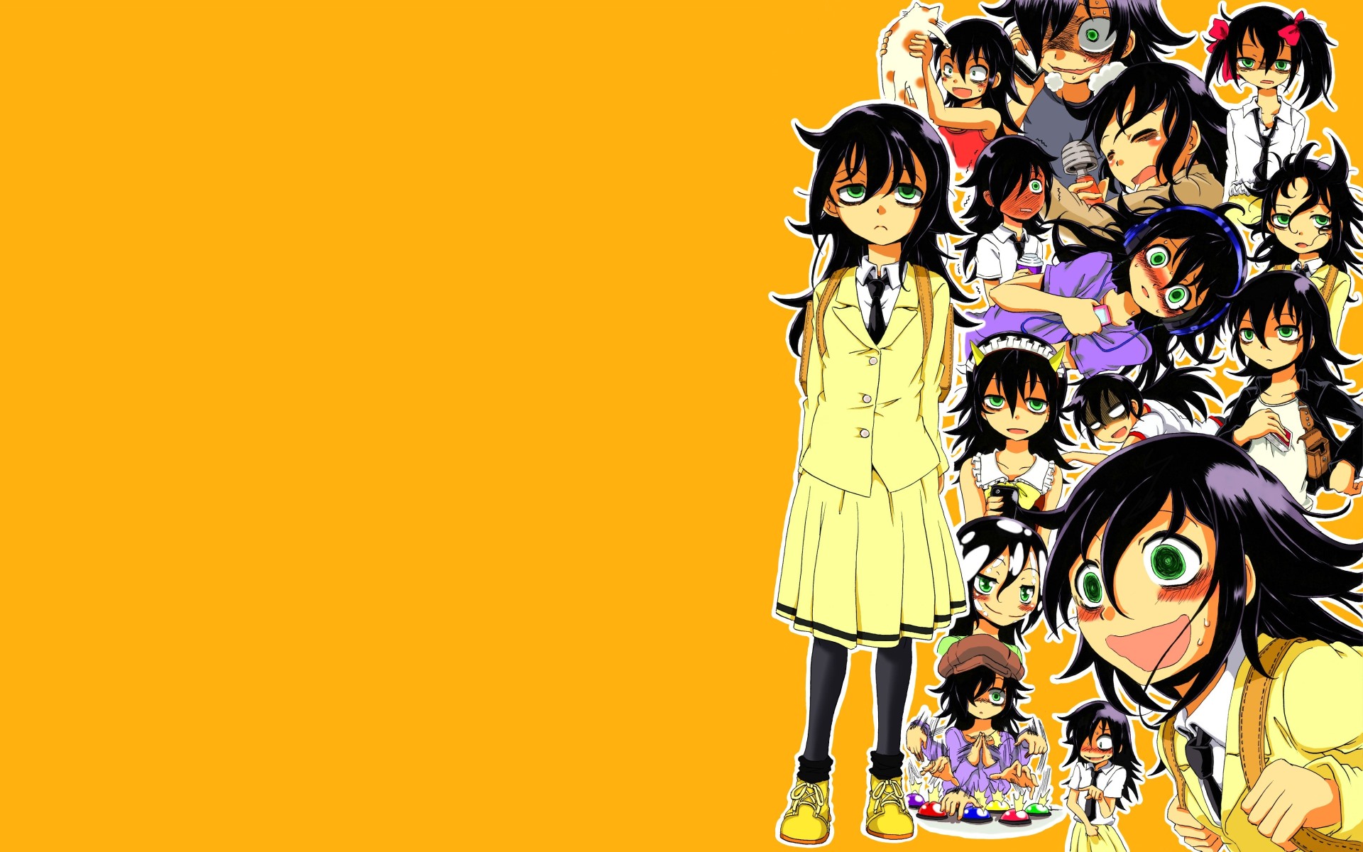 Download mobile wallpaper Anime, Tomoko Kuroki, Watamote for free.