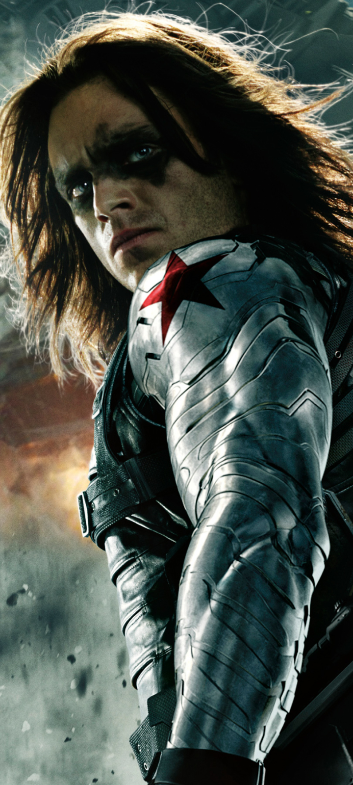 Download mobile wallpaper Captain America, Movie, Winter Soldier, Captain America: The Winter Soldier, Sebastian Stan for free.