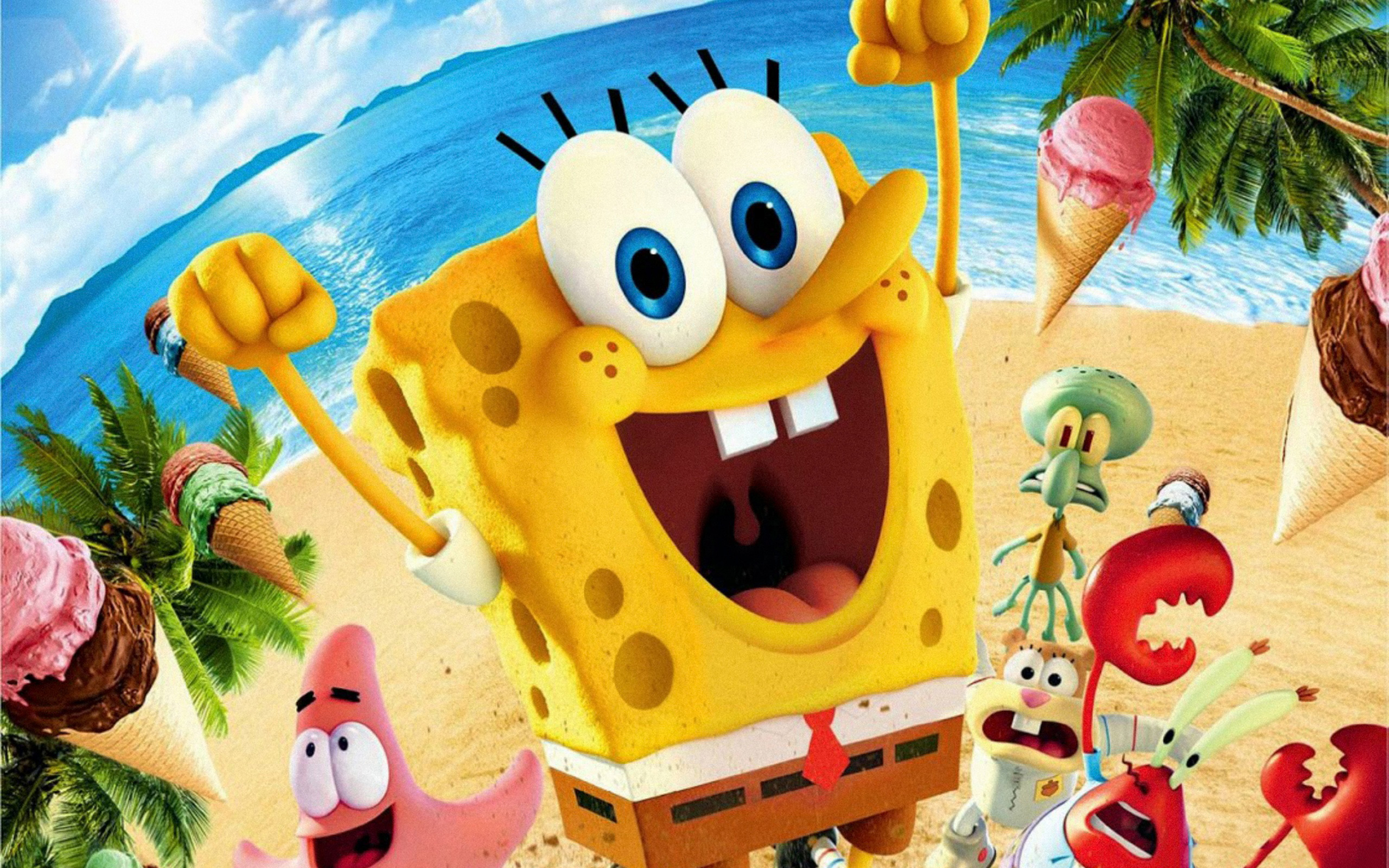 Die besten Spongebob Schwammkopf: Schwamm Aus Dem Wasser-Hintergründe für den Telefonbildschirm
