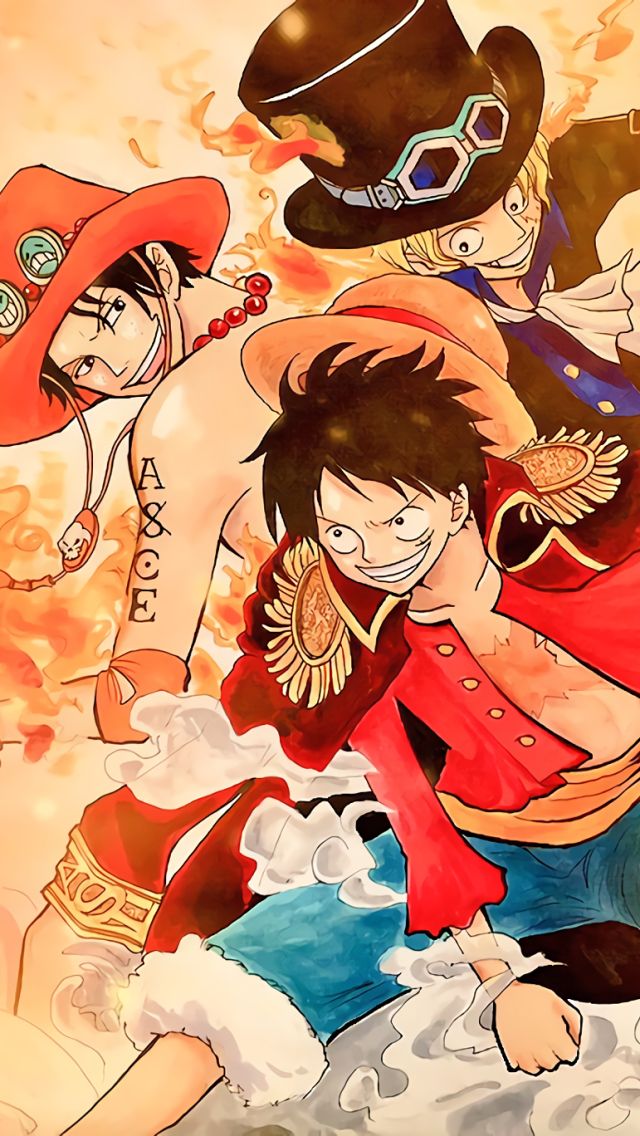 Baixar papel de parede para celular de Anime, Portgas D Ace, One Piece, Monkey D Luffy, Sanji (One Piece) gratuito.