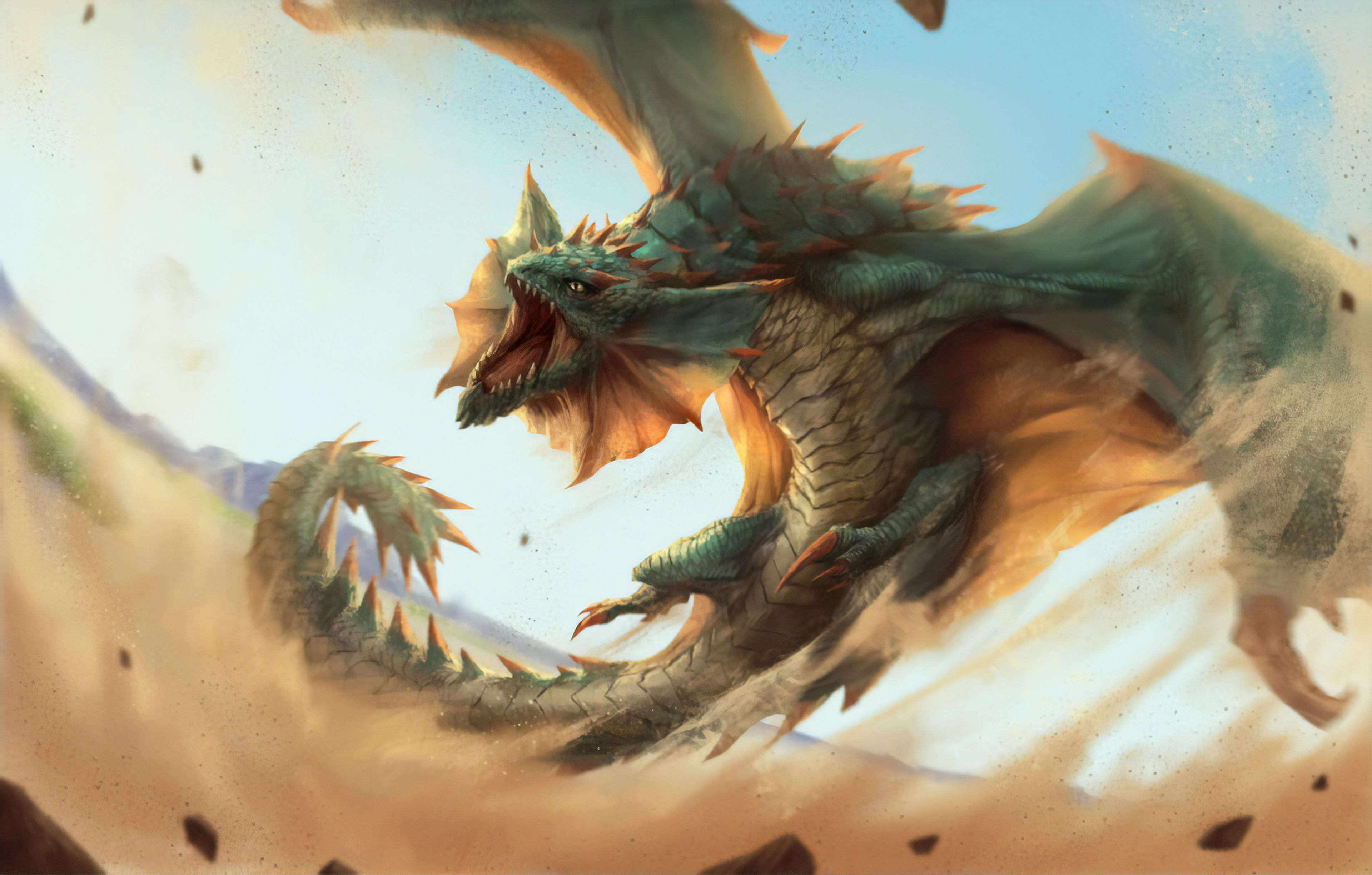 Free download wallpaper Fantasy, Dragon on your PC desktop