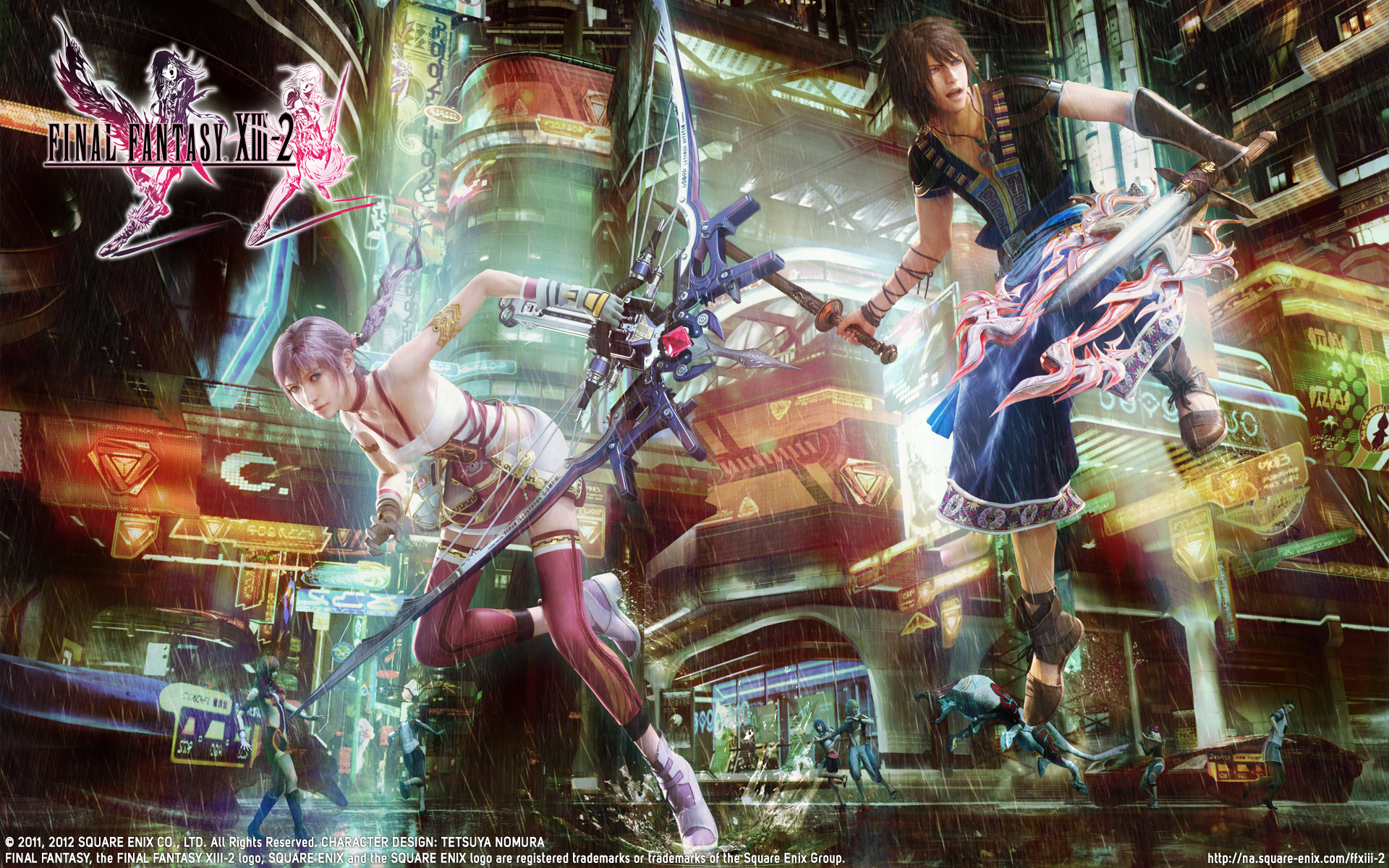 Download mobile wallpaper Final Fantasy, Video Game, Final Fantasy Xiii 2 for free.