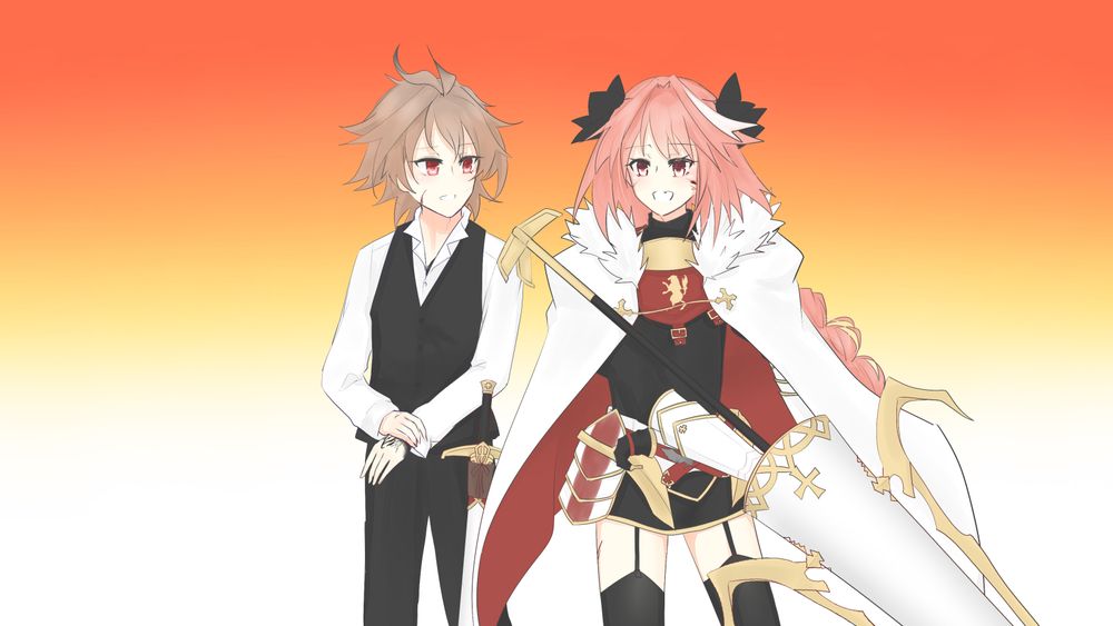 HDデスクトップ 壁紙: アニメ, フェイト/アポクリファ, アストルフォ(Fate/apocrypha), ジーク(Fate ...