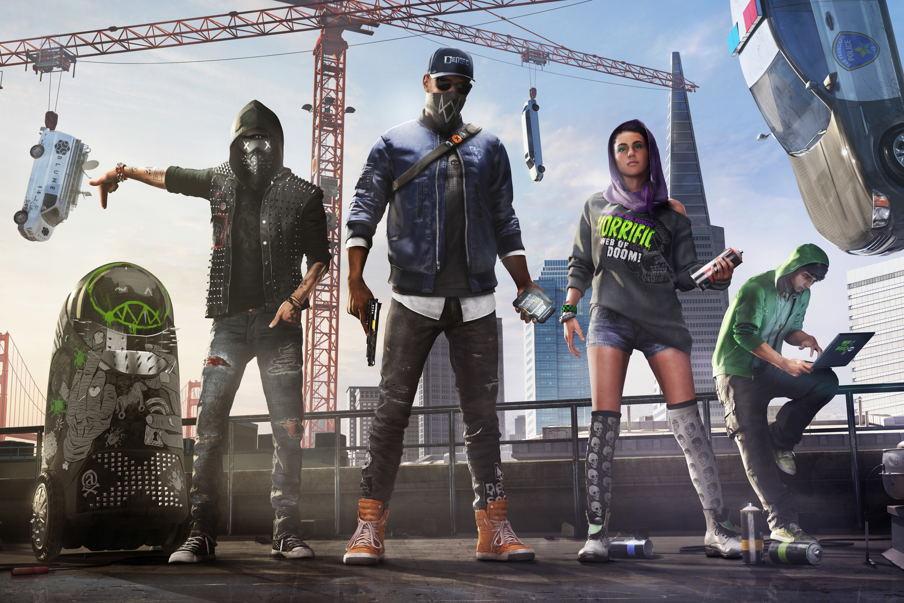 Download mobile wallpaper Watch Dogs, Video Game, Watch Dogs 2 for free.