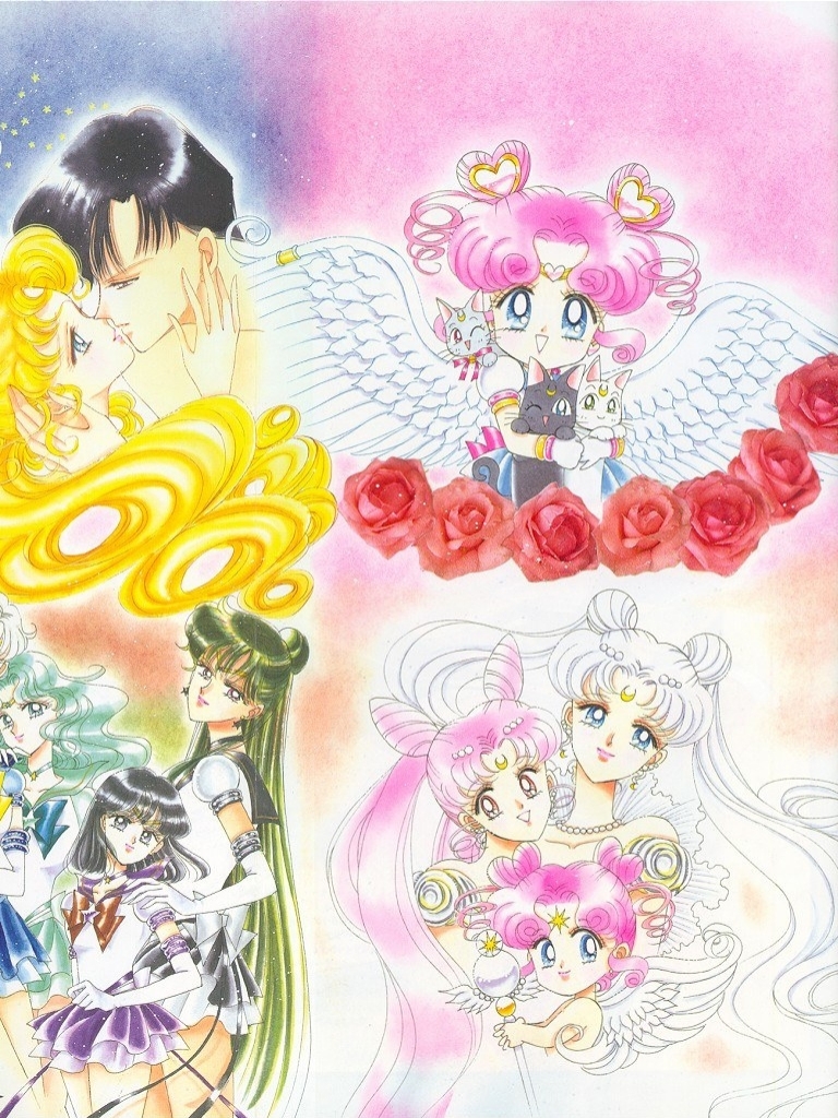 Handy-Wallpaper Animes, Sailor Moon Das Mädchen Mit Den Zauberkräften kostenlos herunterladen.
