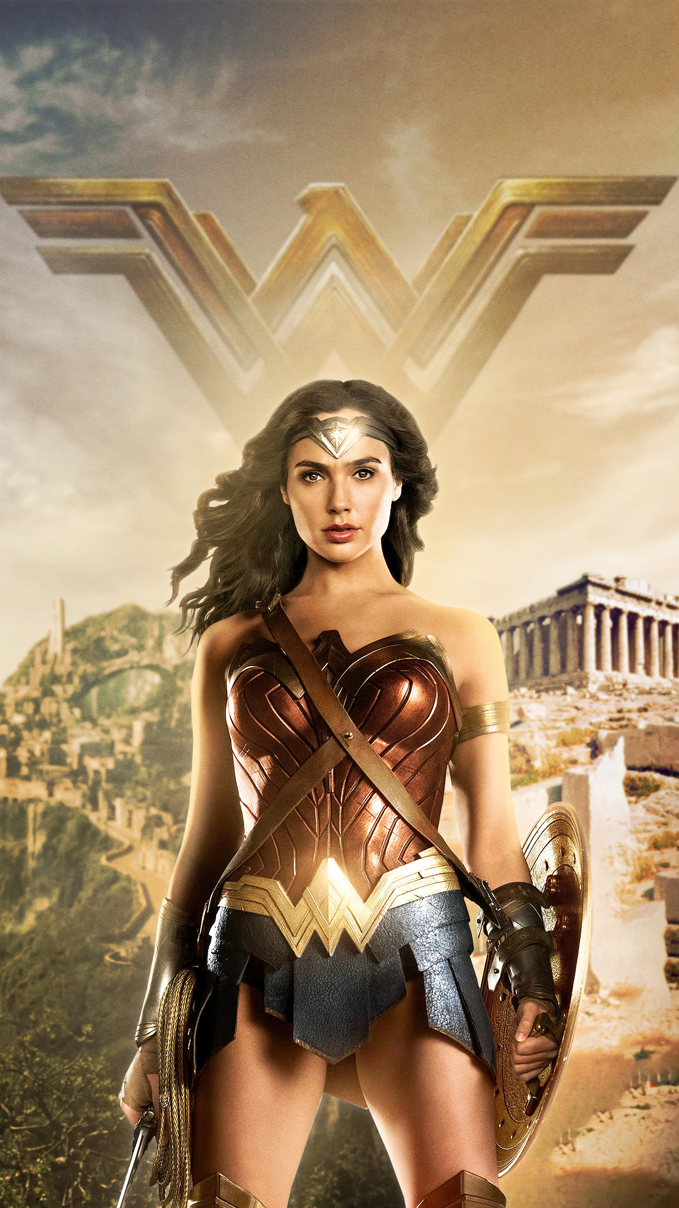 Download mobile wallpaper Movie, Superhero, Wonder Woman, Gal Gadot, Justice League for free.