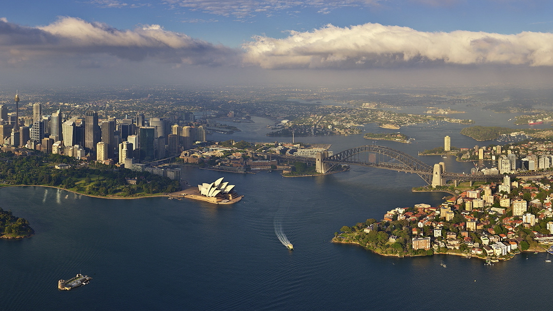 Free download wallpaper Cities, Sydney, Sydney Opera House, Man Made, Sydney Harbour Bridge on your PC desktop