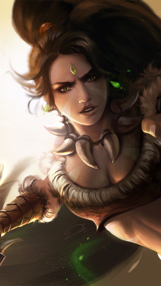 Descarga gratuita de fondo de pantalla para móvil de League Of Legends, Videojuego, Nidalee (Liga De Leyendas).