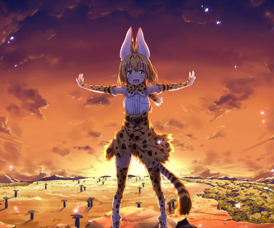 Baixe gratuitamente a imagem Anime, Serval (Amigos Kemono), Kemono Friends na área de trabalho do seu PC